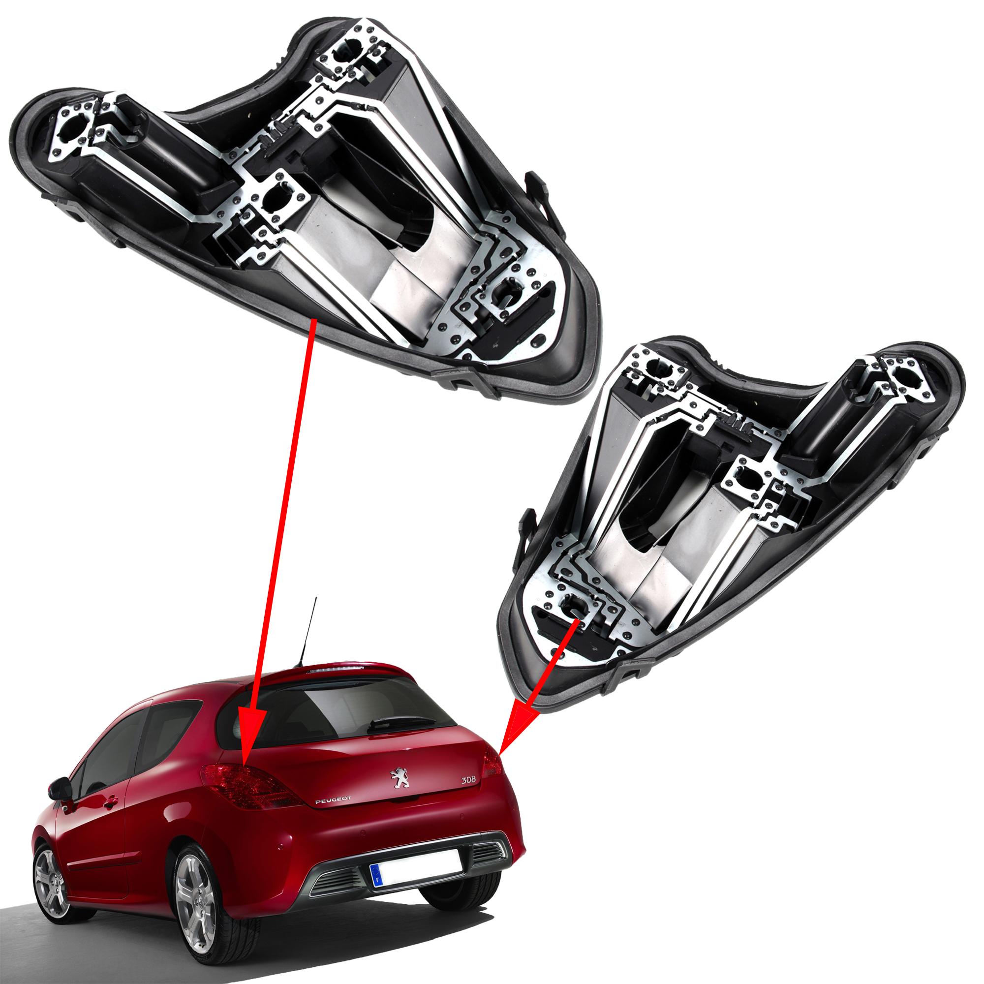 Platine de feu arrière gauche et droite pour Peugeot 308 Berline phase 1 PARTSLINE KC00405