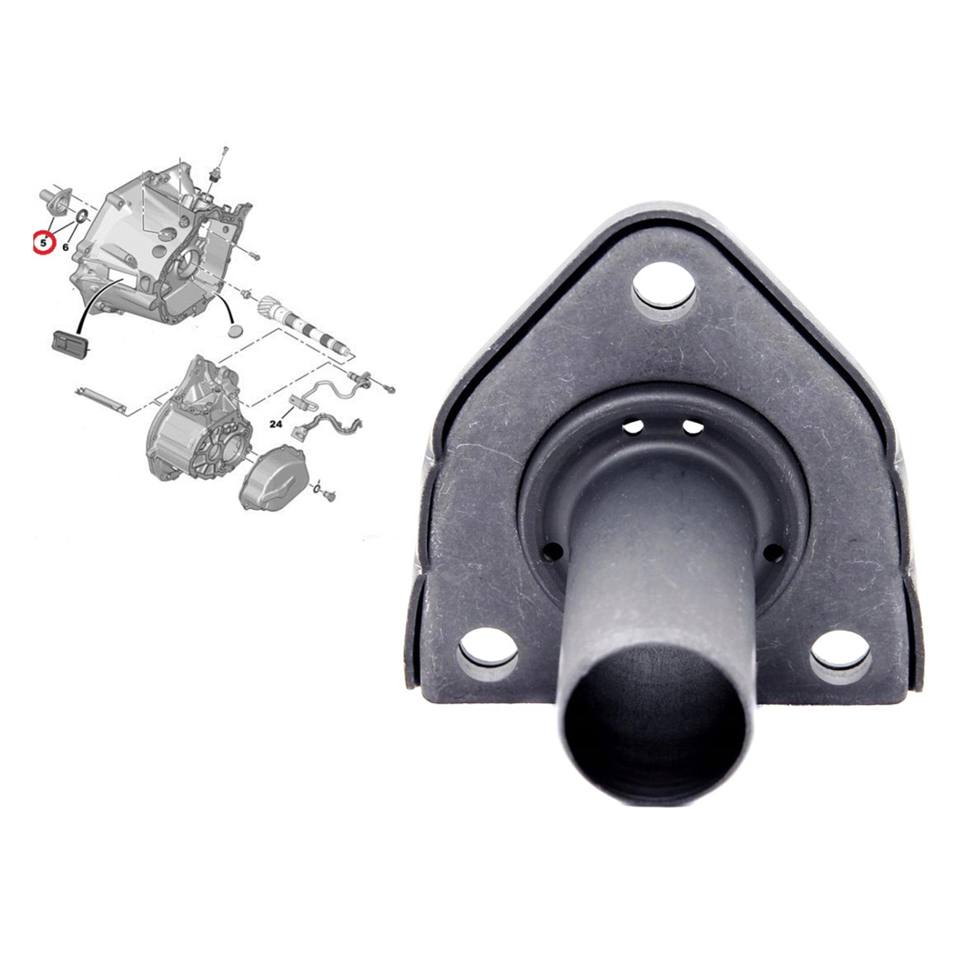 Kit embrayage Volant Moteur FIXE + Guide de Butée pour Citroën, Peugeot 1,6 Hdi PARTSLINE KC00411