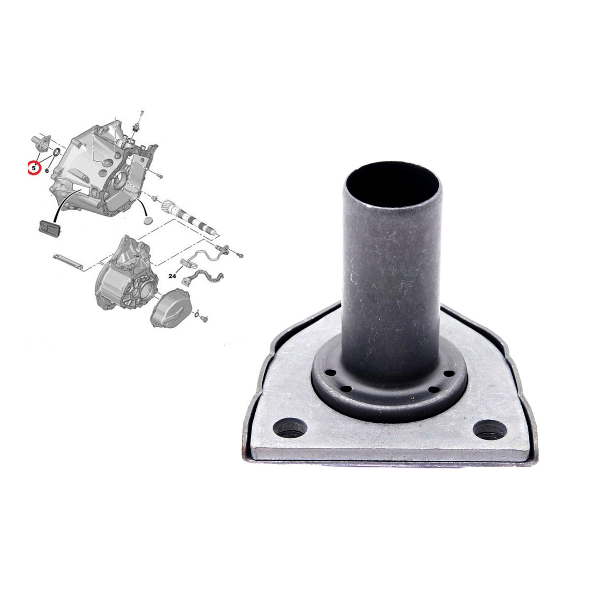 Kit embrayage Volant Moteur Joint Spi+ Guide Butée pour Citroën, Peugeot 1,6 Hdi PARTSLINE KC00412