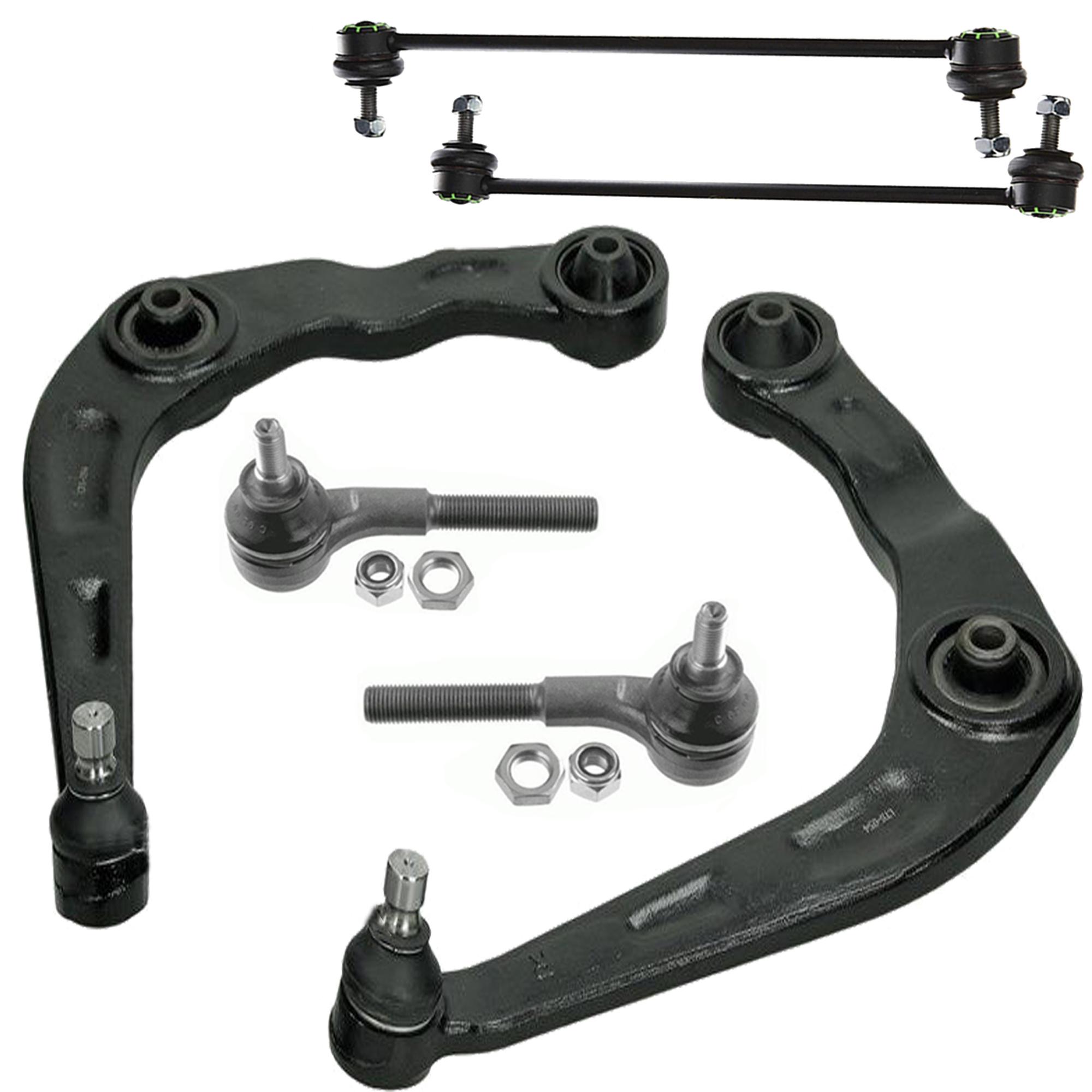 Kit complet Triangle, rotule de direction, biellette inférieure pour Peugeot 206 PARTSLINE KC00441