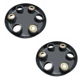 (Lot de 2) Enjoliveur de roue, cache roue central compatible avec Iveco Daily PARTSLINE KC00522