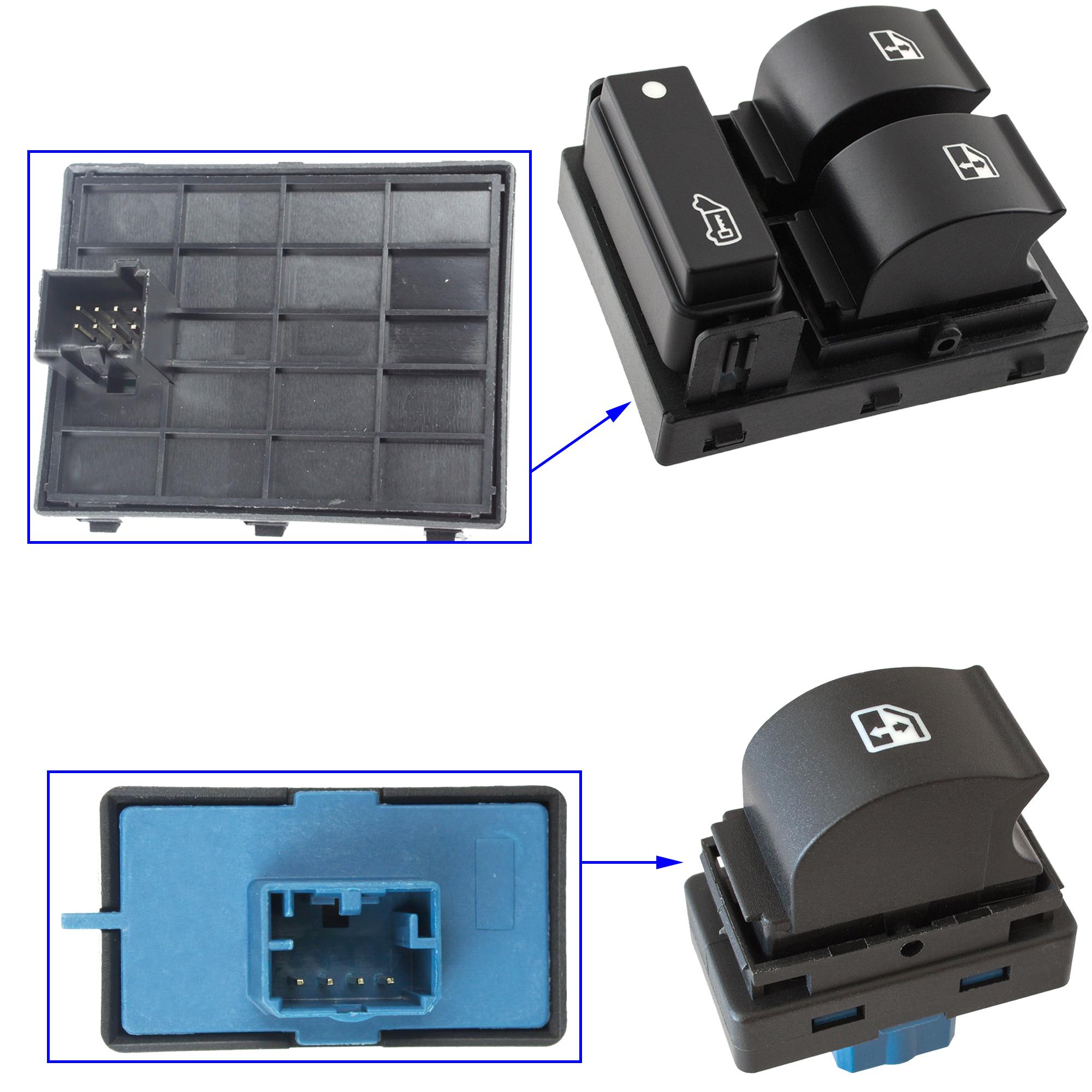 Boutons de leve vitre avant gauche droit pour Jumper Ducato Boxer PARTSLINE KC00562