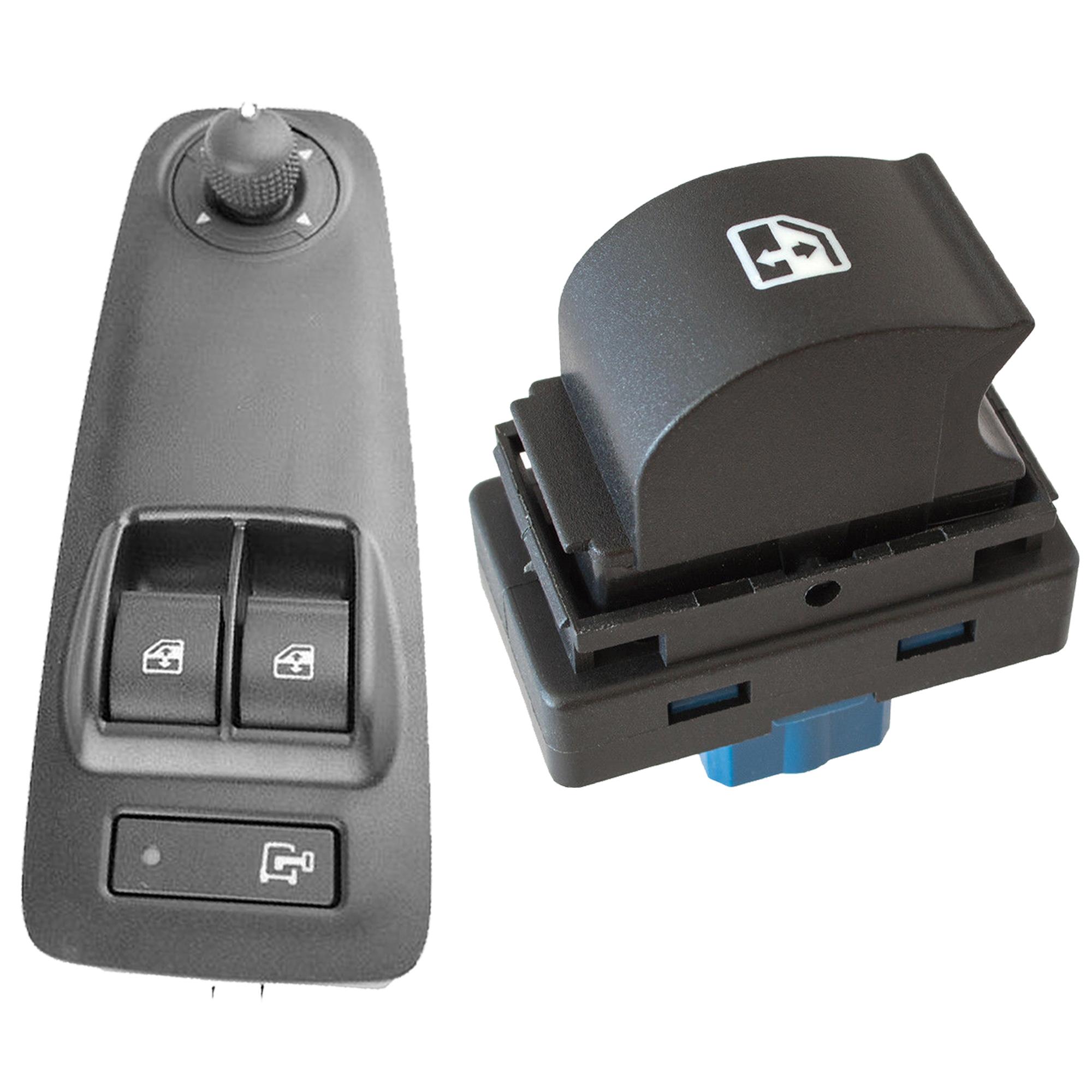 Bouton leve vitre avec platine avant gauche droit pour Jumper Boxer Ducato PARTSLINE KC00563