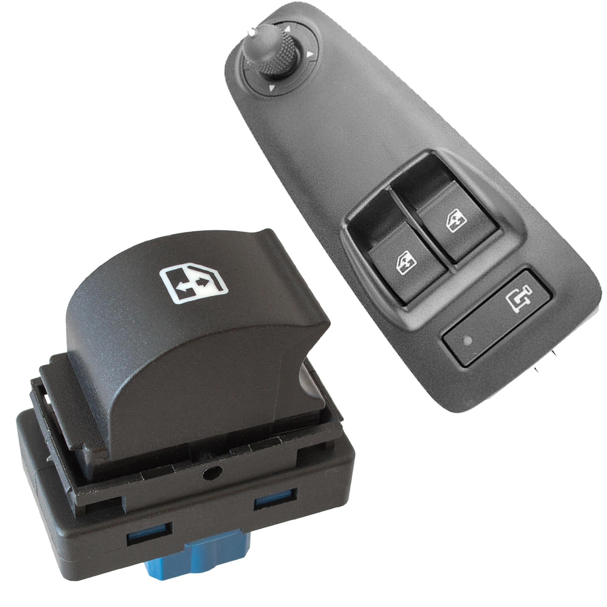 Bouton leve vitre avec platine avant gauche droit pour Jumper Boxer Ducato PARTSLINE KC00563