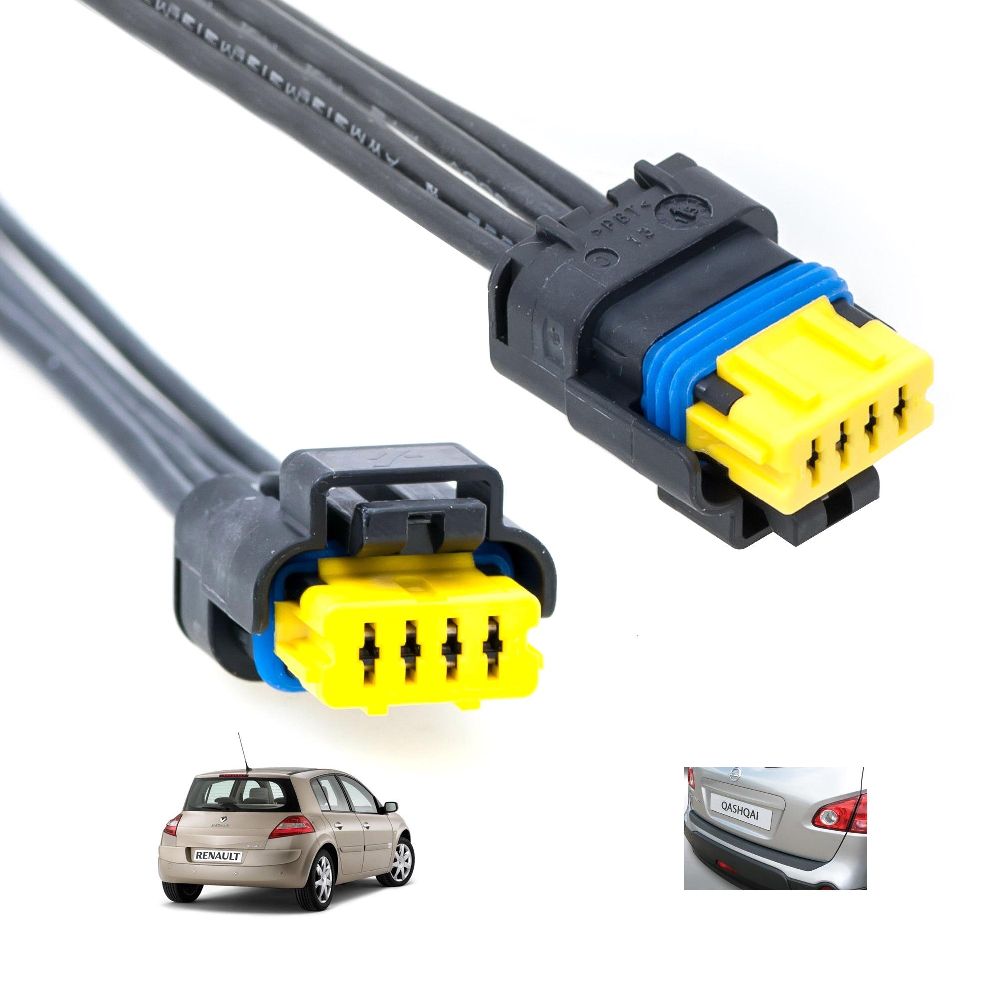 Connectique platine feux arrière pour Megane II Phase 1 ou Qashqai J10 PARTSLINE KC00580