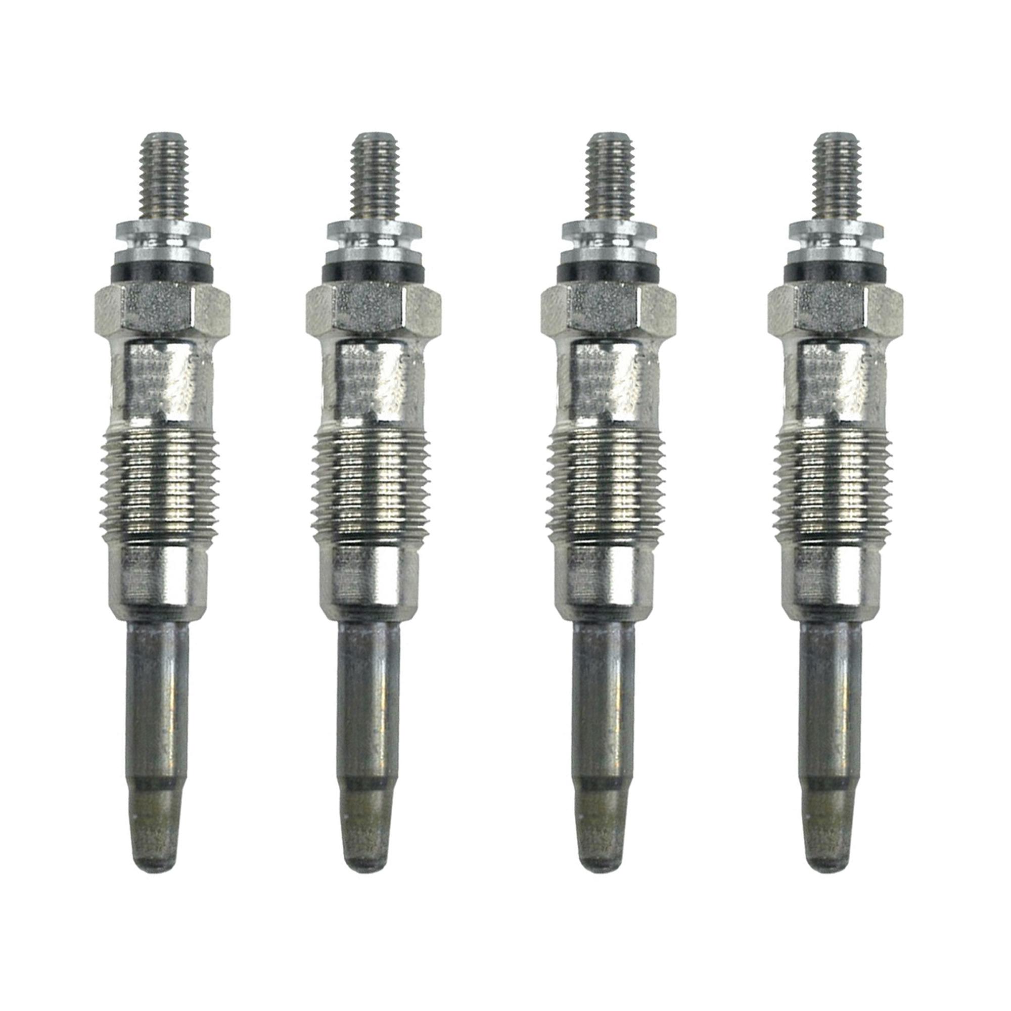 (Lot de 4) Bougie de préchauffage pour Renault Clio 1, Megane, Express 1,9 D PARTSLINE KC00632