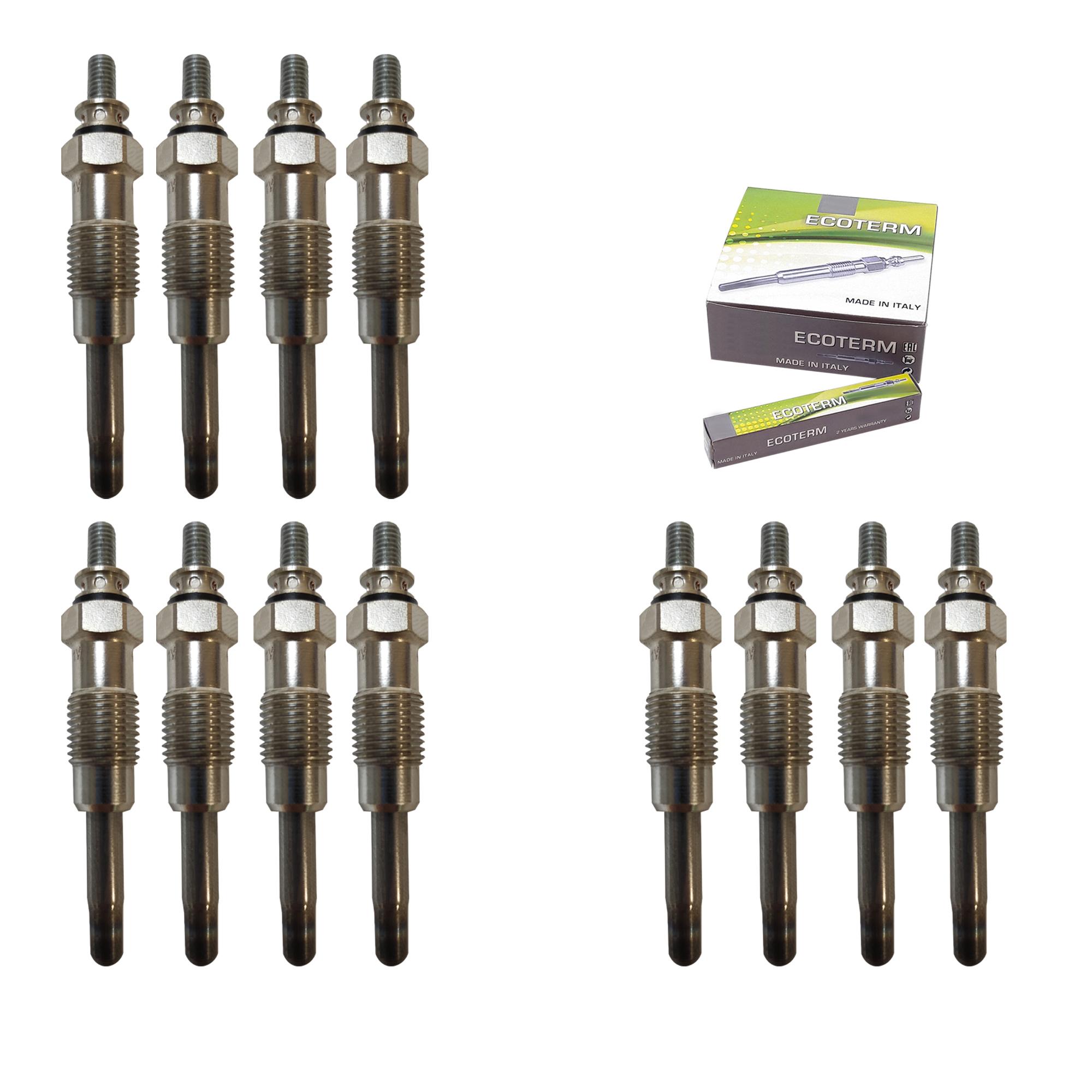 (Lot de 12) Bougie de préchauffage pour Renault Clio 1, Megane, Express 1,9 D PARTSLINE KC00633