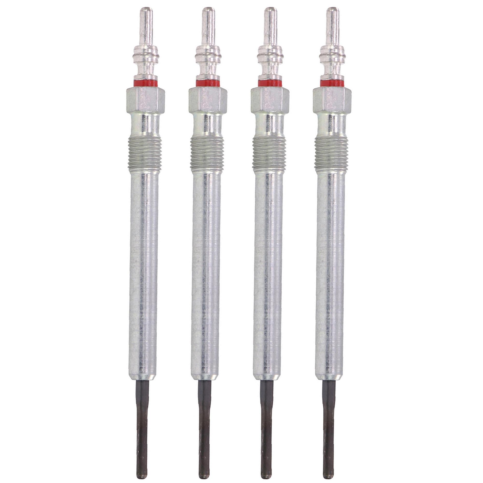 Lot de 4 Bougies de préchauffage pour Audi, Seat, Skoda, VW 1.6, 2.0, 2.7, 3.0 TDi PARTSLINE KC00661