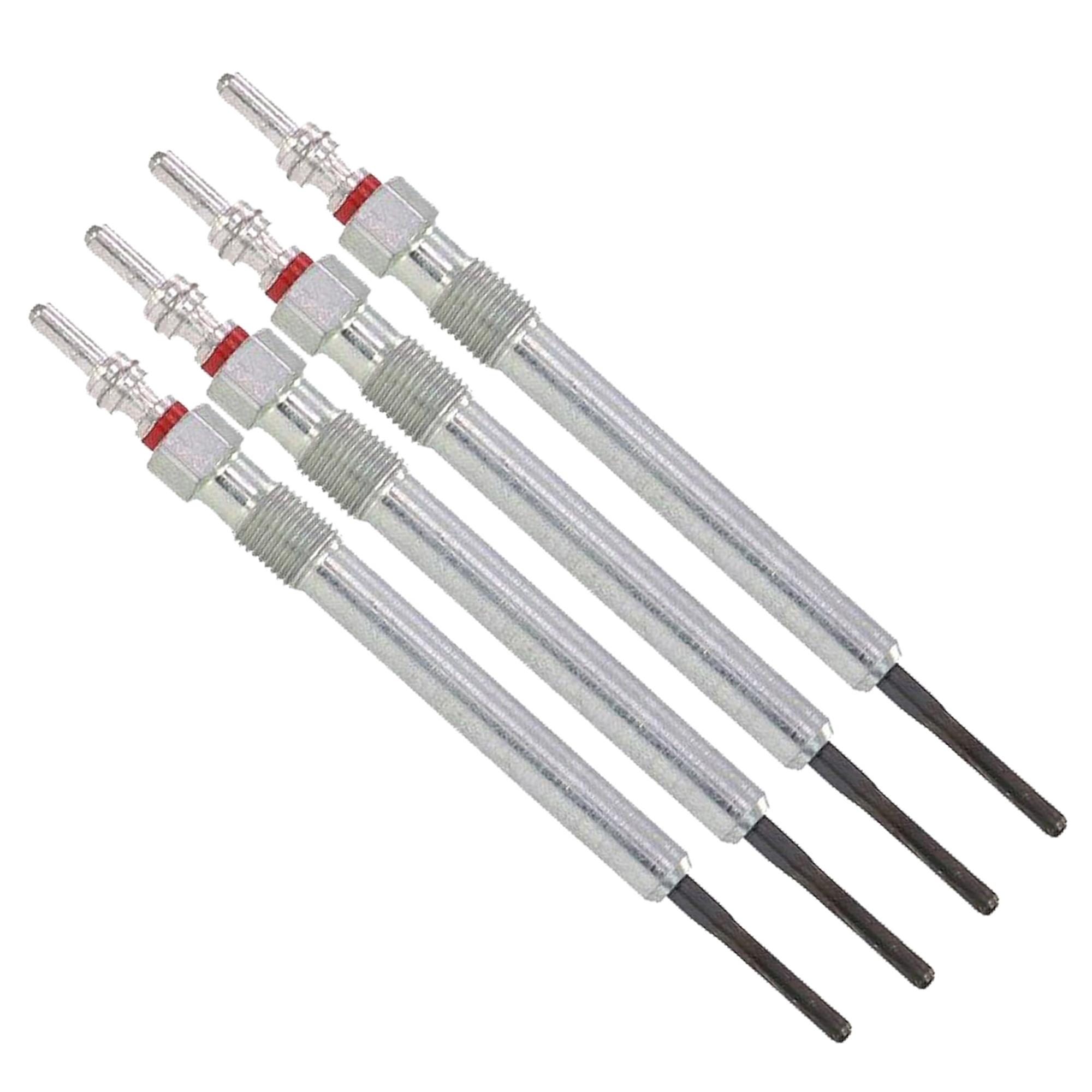 Lot de 4 Bougies de préchauffage pour Audi, Seat, Skoda, VW 1.6, 2.0, 2.7, 3.0 TDi PARTSLINE KC00661