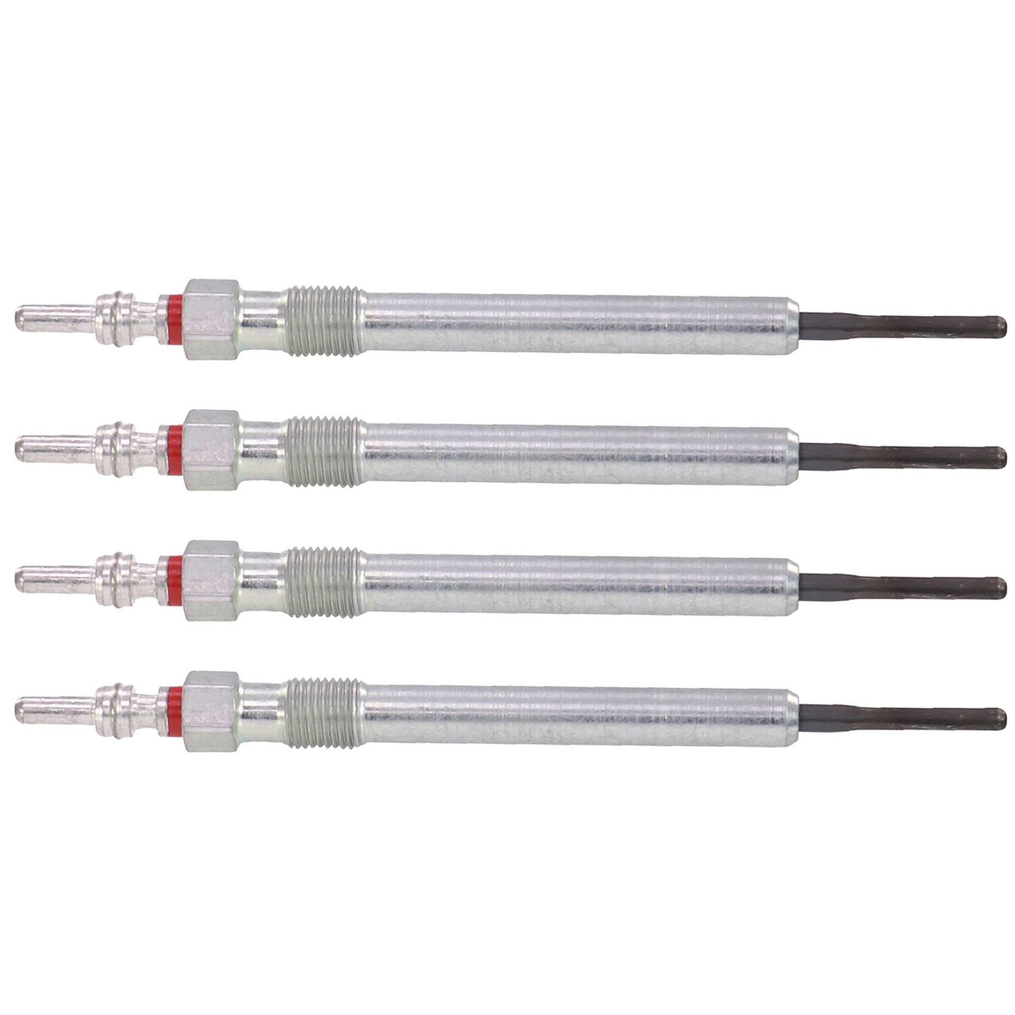 Lot de 4 Bougies de préchauffage pour Audi, Seat, Skoda, VW 1.6, 2.0, 2.7, 3.0 TDi PARTSLINE KC00661