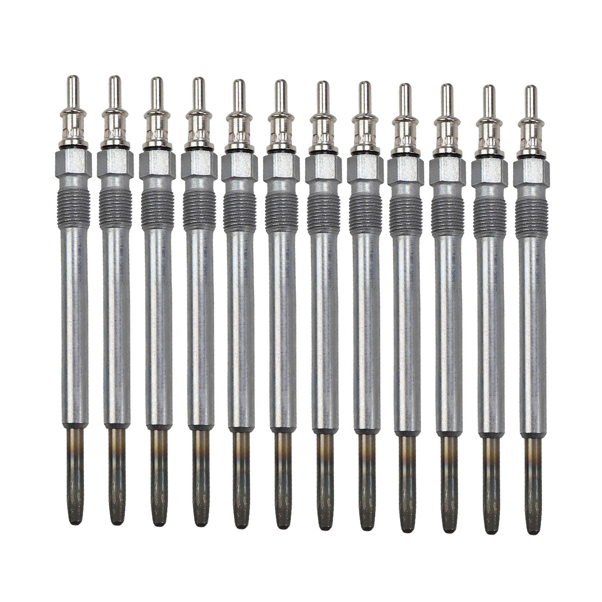 (Lot de 12) Bougie de préchauffage pour moteurs 2.2 L Cdi Crd, 2.7 L Cdi Crd PARTSLINE KC00709