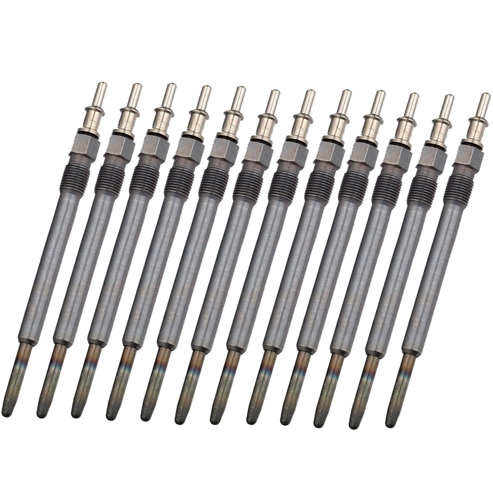 (Lot de 12) Bougie de préchauffage pour moteurs 2.2 L Cdi Crd, 2.7 L Cdi Crd PARTSLINE KC00709