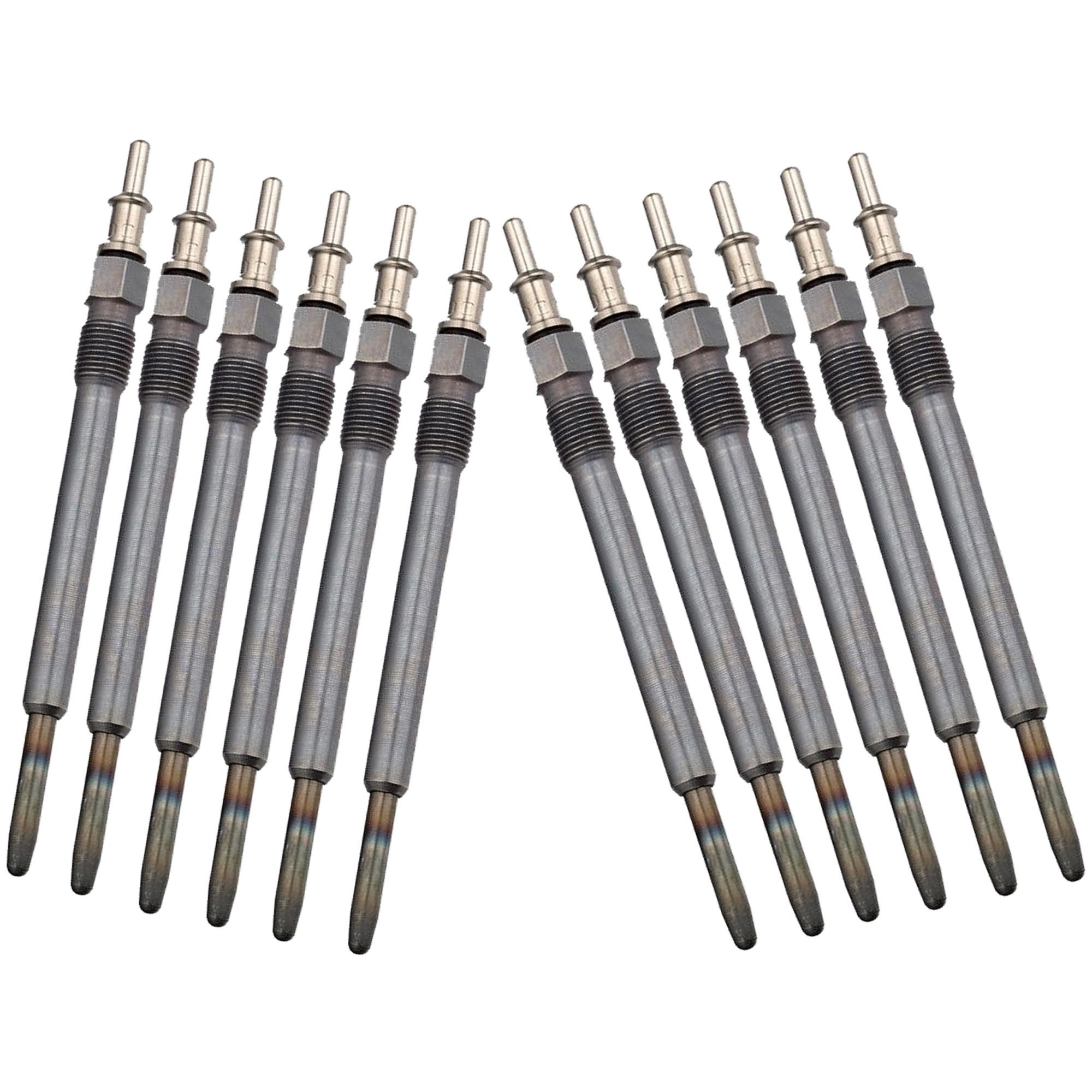 (Lot de 12) Bougie de préchauffage pour moteurs 2.2 L Cdi Crd, 2.7 L Cdi Crd PARTSLINE KC00709