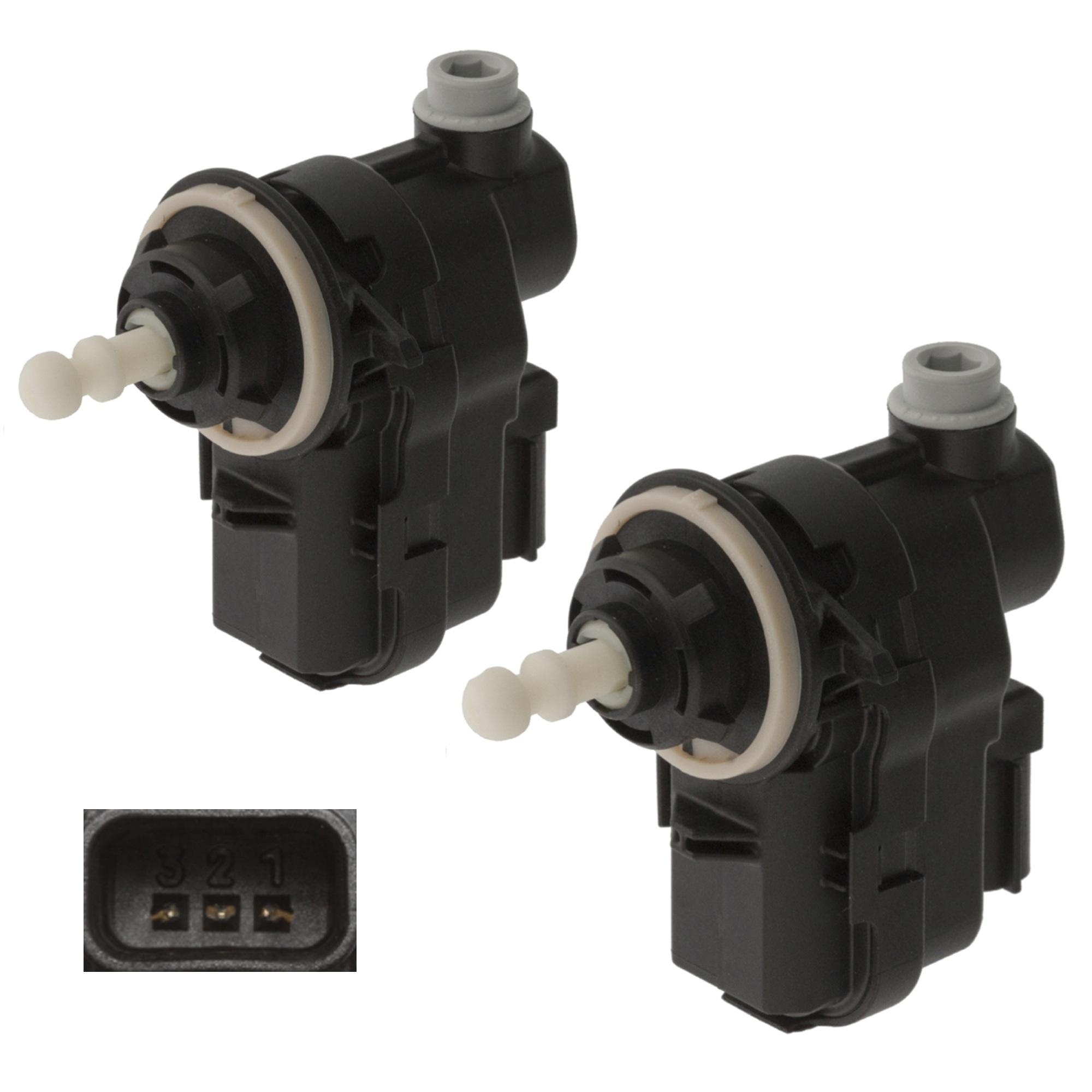 Lot de 2 Correcteur portee réglage phare pour Renault Megane Clio Kangoo Trafic PARTSLINE KC00722
