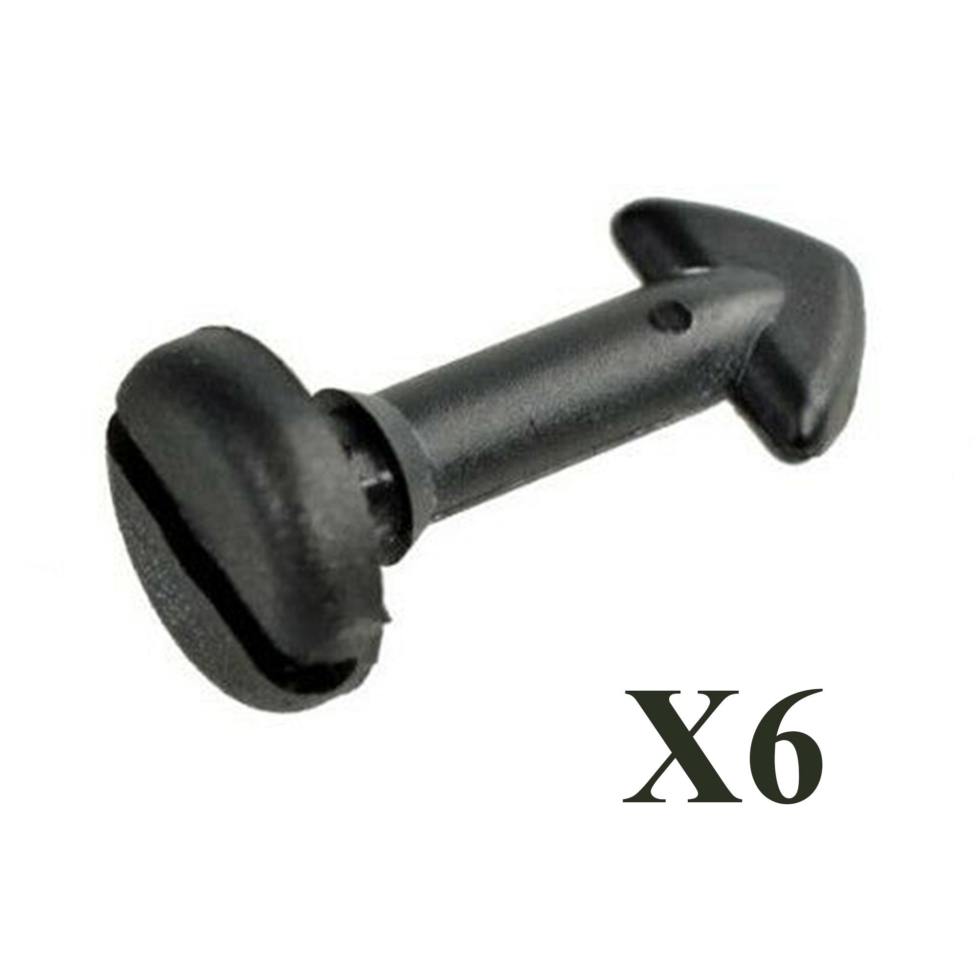(Lot de 6) Clip fixation cache moteur pour C4 C5 307 406 1.8 2.0 16V PARTSLINE KC00734