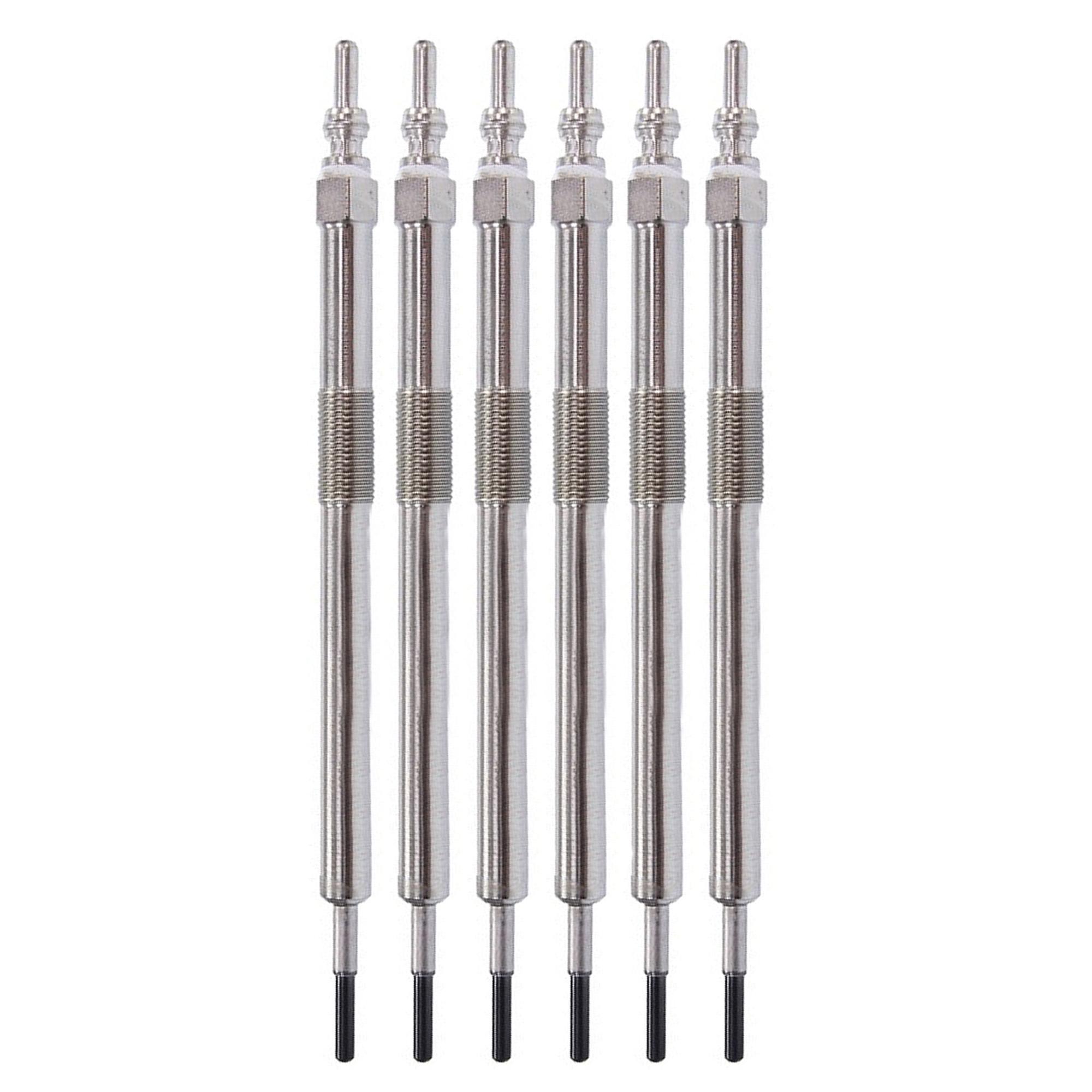 (Lot de 6) Bougie de préchauffage pour moteurs 2.0L, 2.3L, 2.5L, 3.0L Dci, Cdti PARTSLINE KC00792