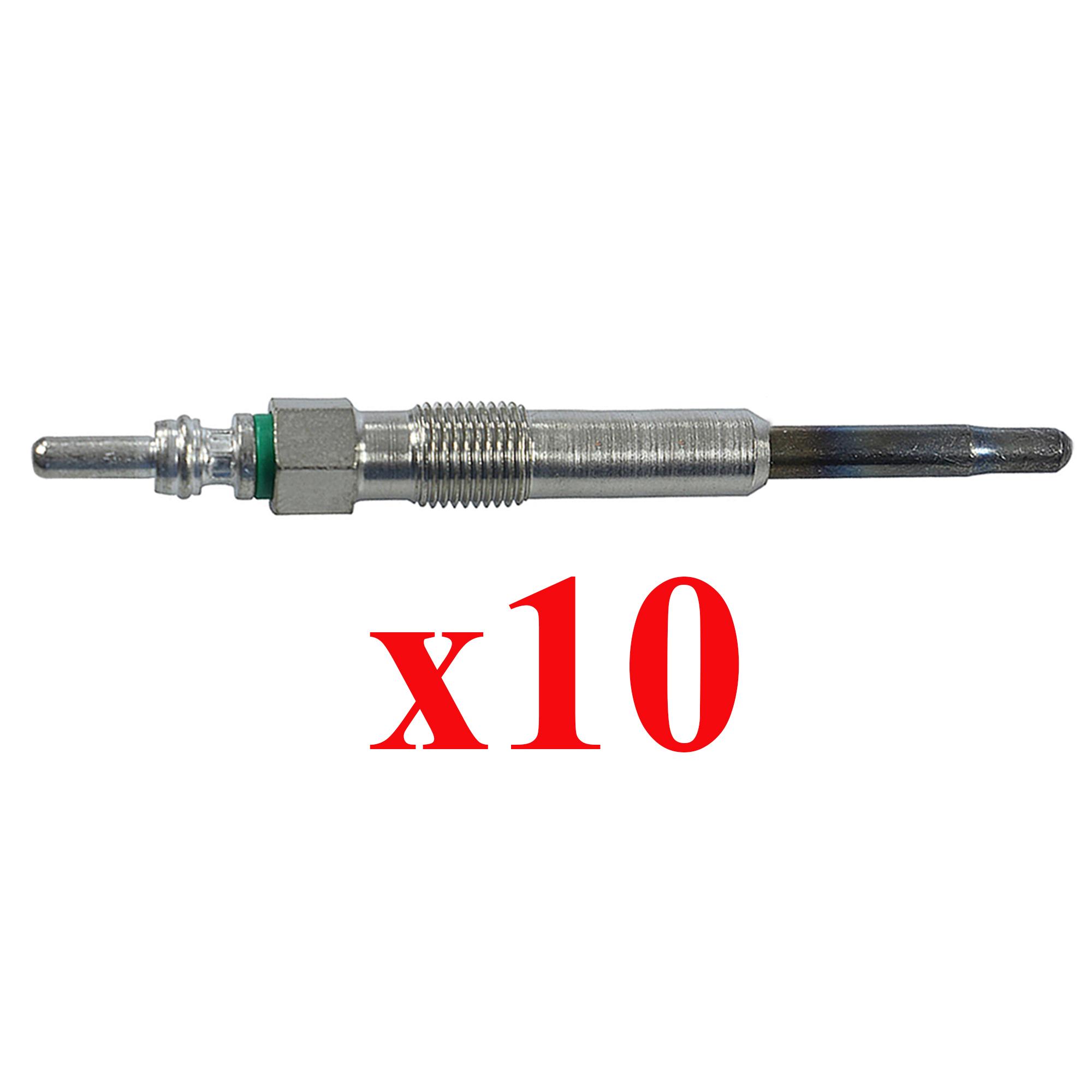 (Lot de 10) Bougie de préchauffage pour moteurs 1.2, 1.4, 1.9, 2.5 L TDI PARTSLINE KC00800