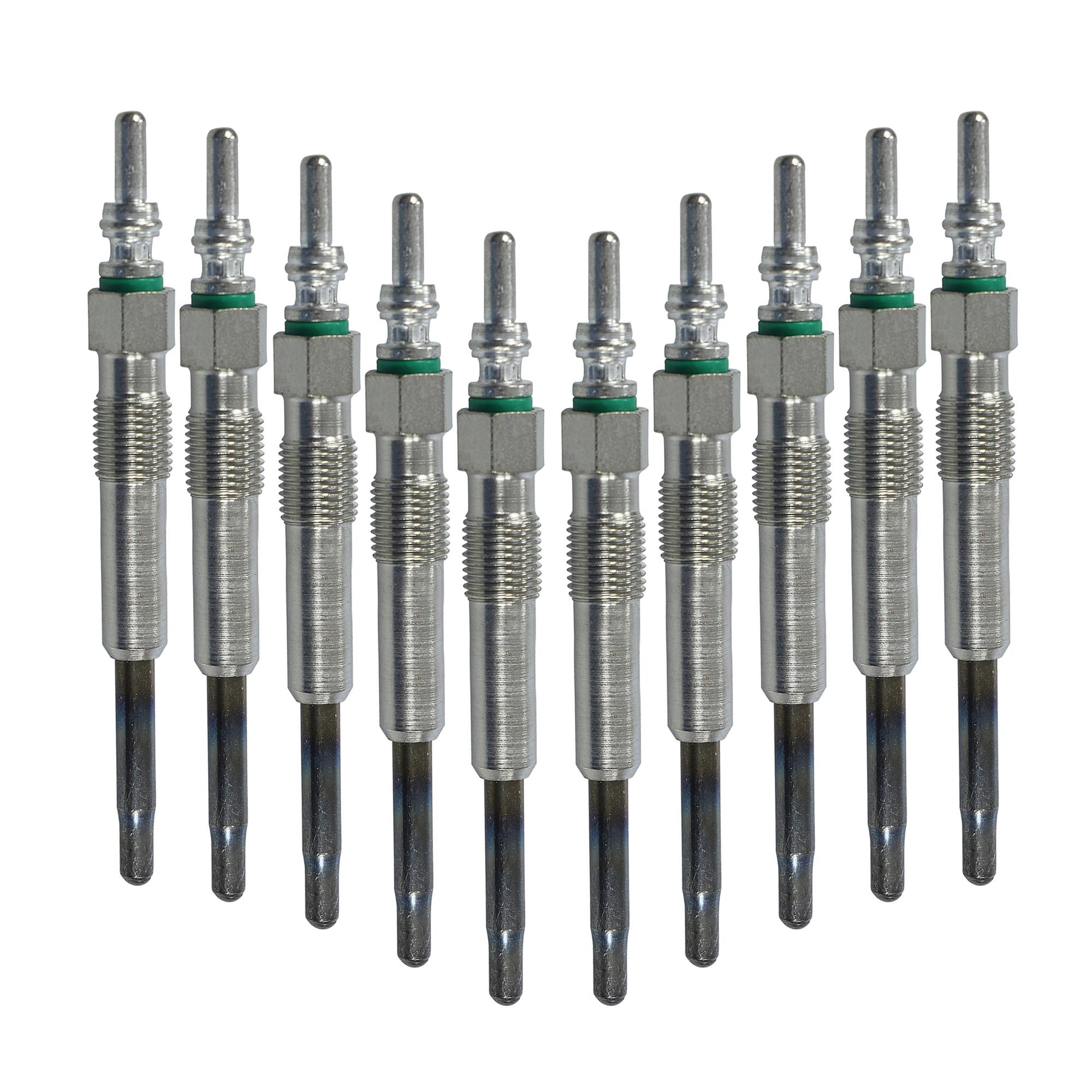 (Lot de 10) Bougie de préchauffage pour moteurs 1.2, 1.4, 1.9, 2.5 L TDI PARTSLINE KC00800