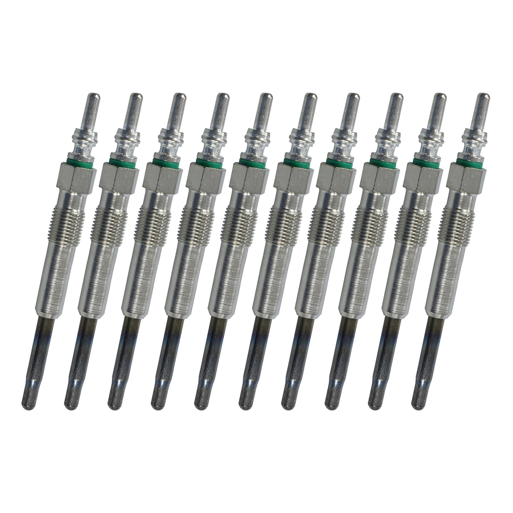 (Lot de 10) Bougie de préchauffage pour moteurs 1.2, 1.4, 1.9, 2.5 L TDI PARTSLINE KC00800