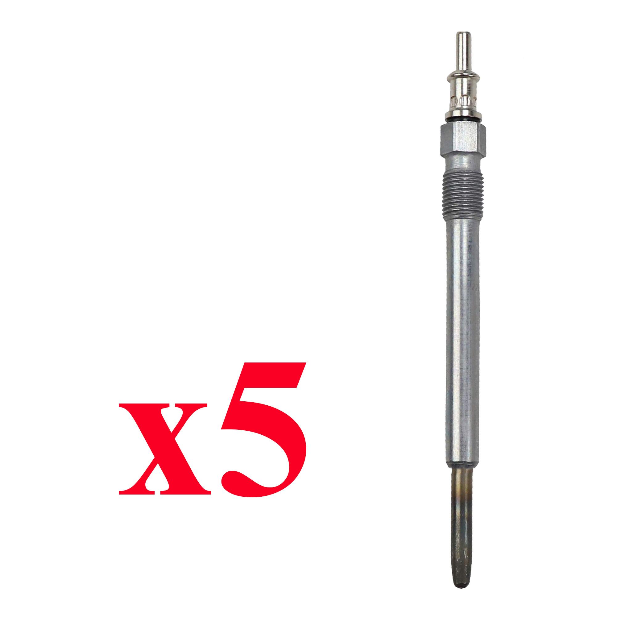(Lot de 5) Bougie de préchauffage pour moteurs 2.2 L Cdi Crd, 2.7 L Cdi Crd PARTSLINE KC00803
