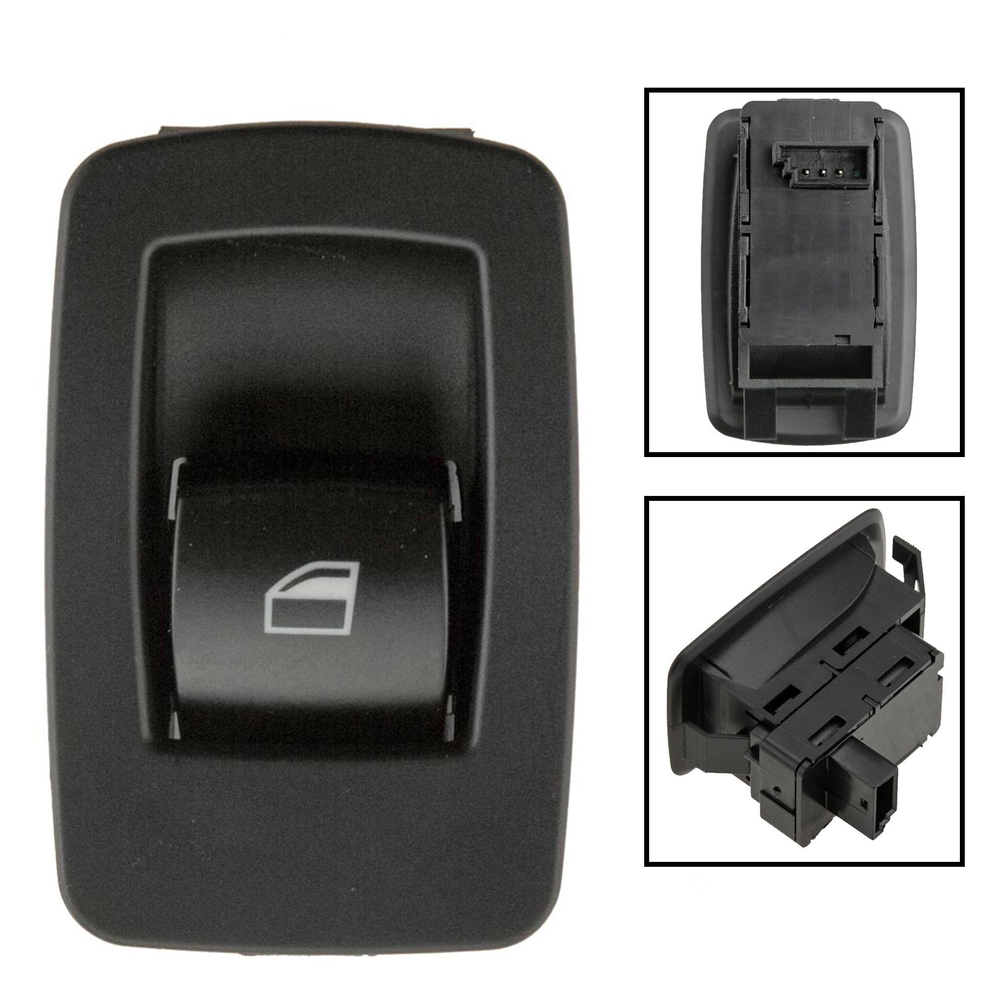 2 Boutons de Lève Vitre Arrière pour BMW Série 1, 3, X5, X6, Z4 (2004-2016) PARTSLINE KC00856