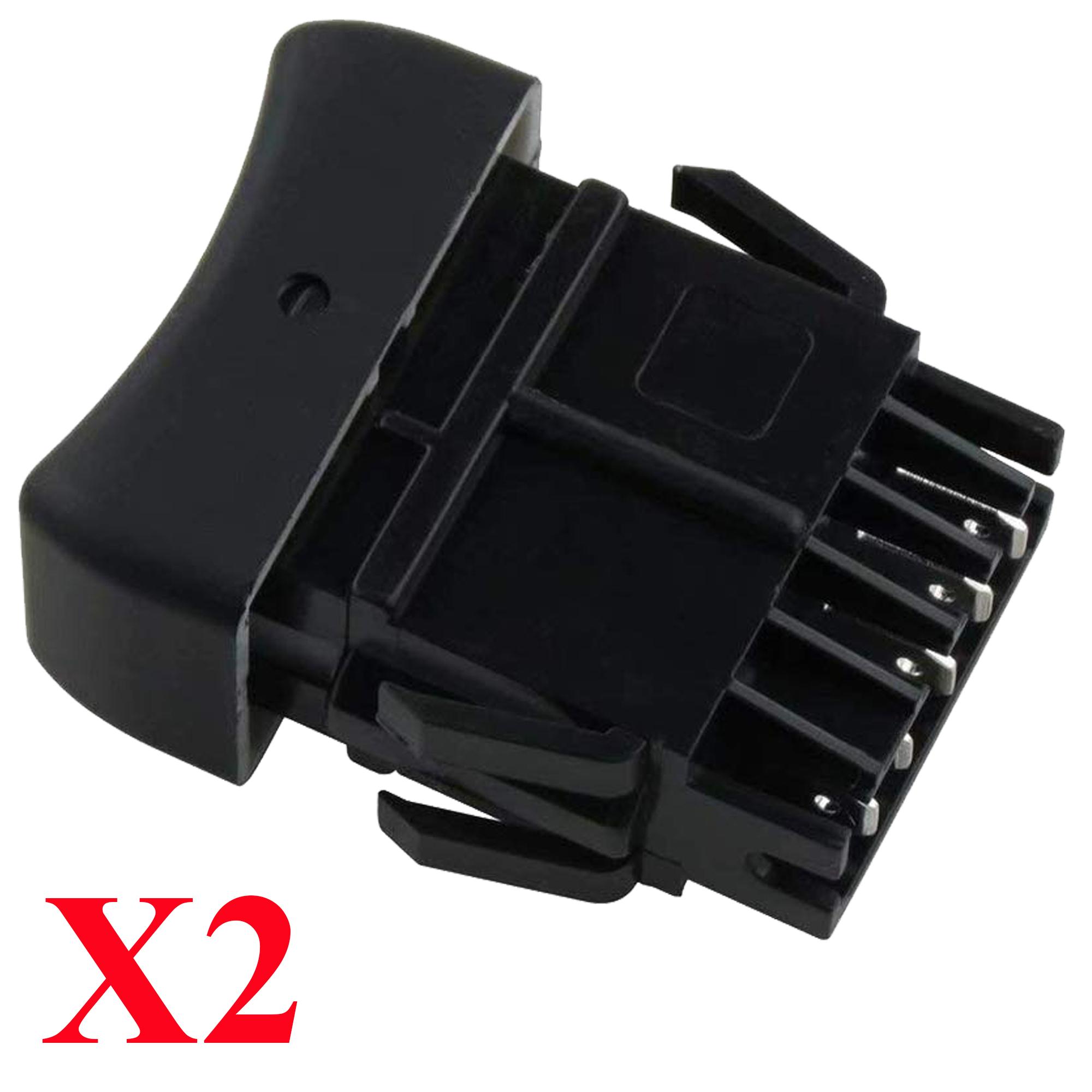 Paire boutons lève vitre avant gauche et droit pour Renault Super 5 R9 R18 R14 R30 PARTSLINE KC00950