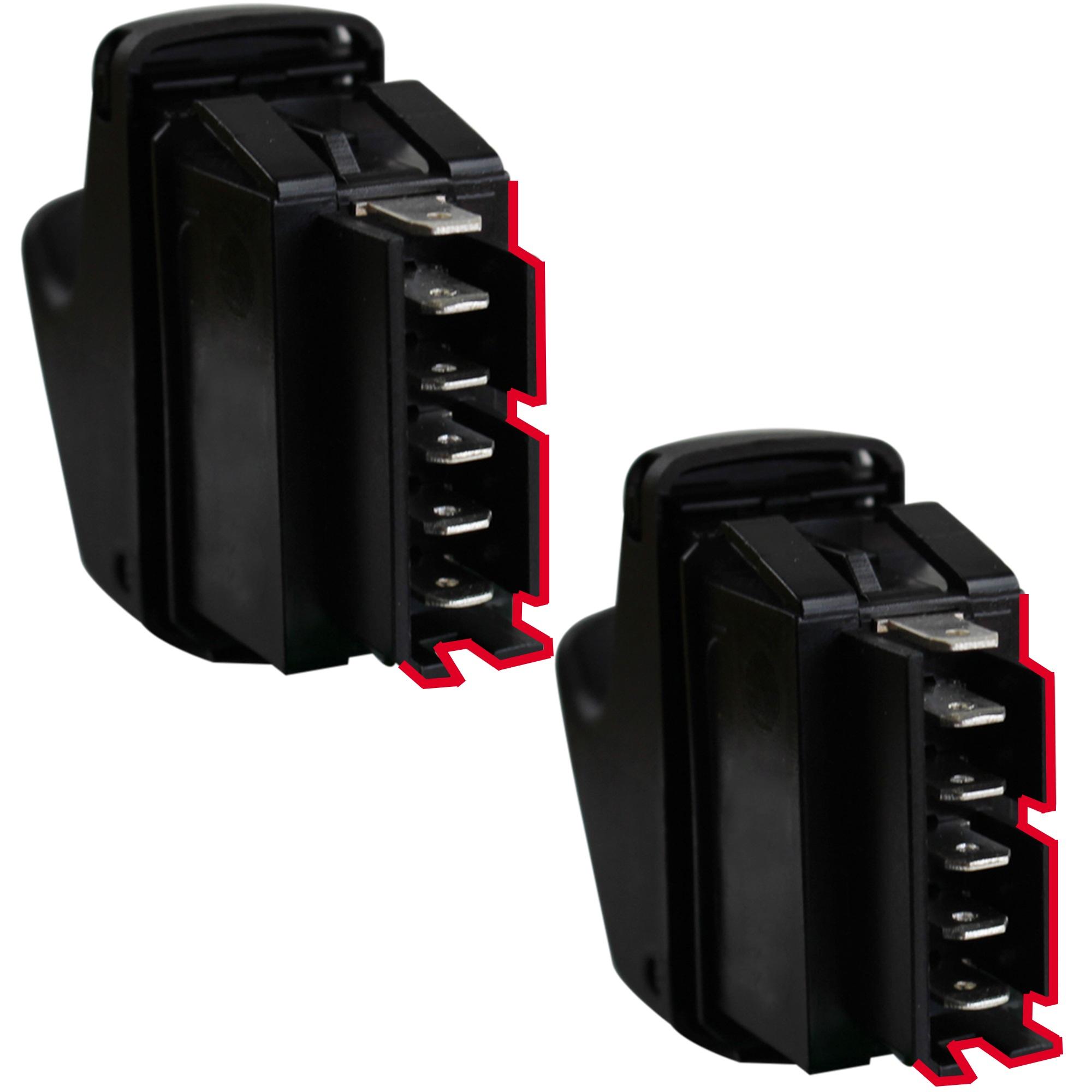 Boutons leve vitre avant droit ET avant gauche pour Clio 2 Kangoo Megane PARTSLINE KC00952