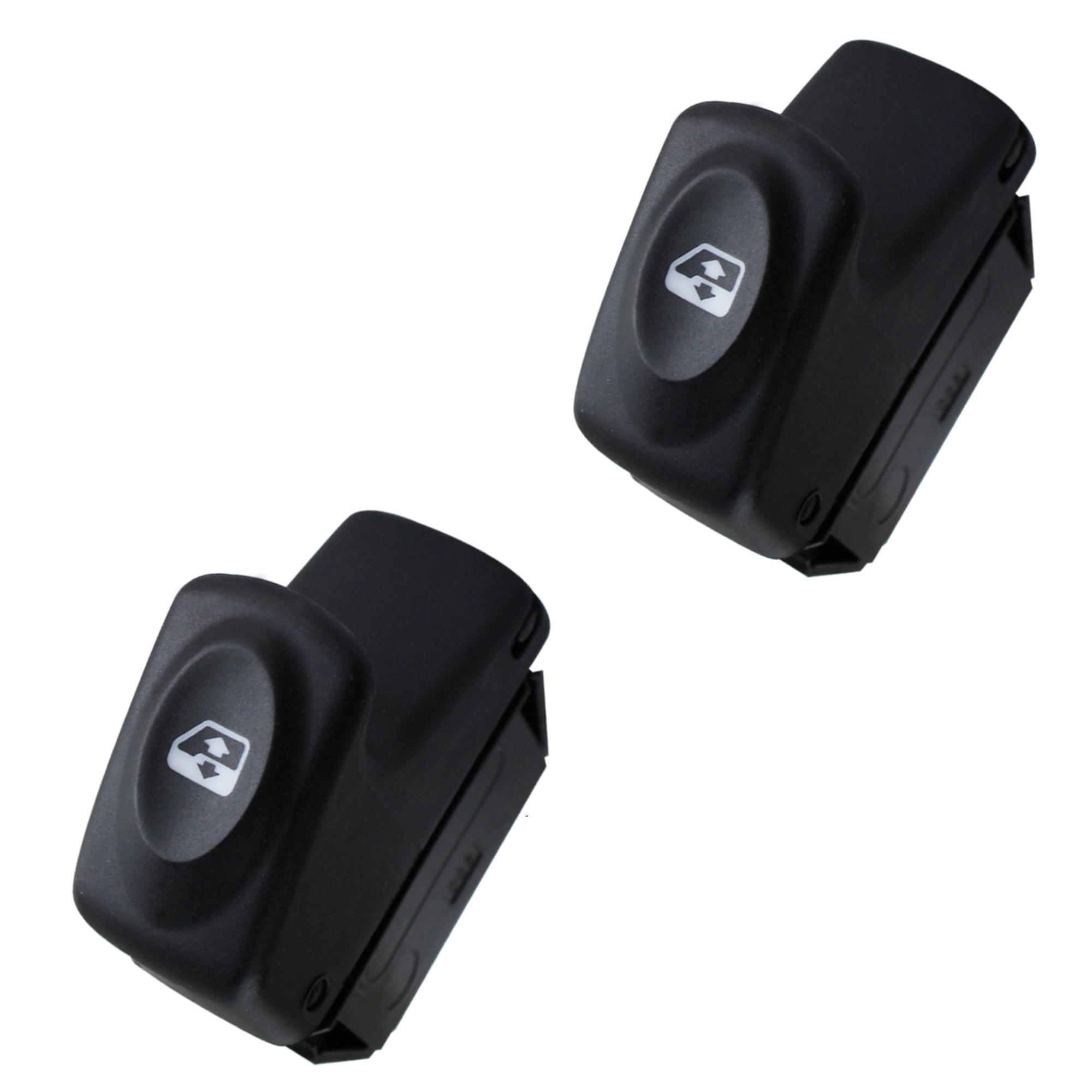 Boutons leve vitre avant droit ET avant gauche pour Clio 2 Kangoo Megane PARTSLINE KC00952