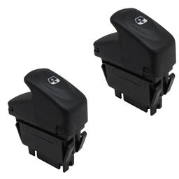 (Lot 2) Bouton de lève-vitre avant gauche pour Renault Clio Kangoo Mégane Twingo PARTSLINE KC00954