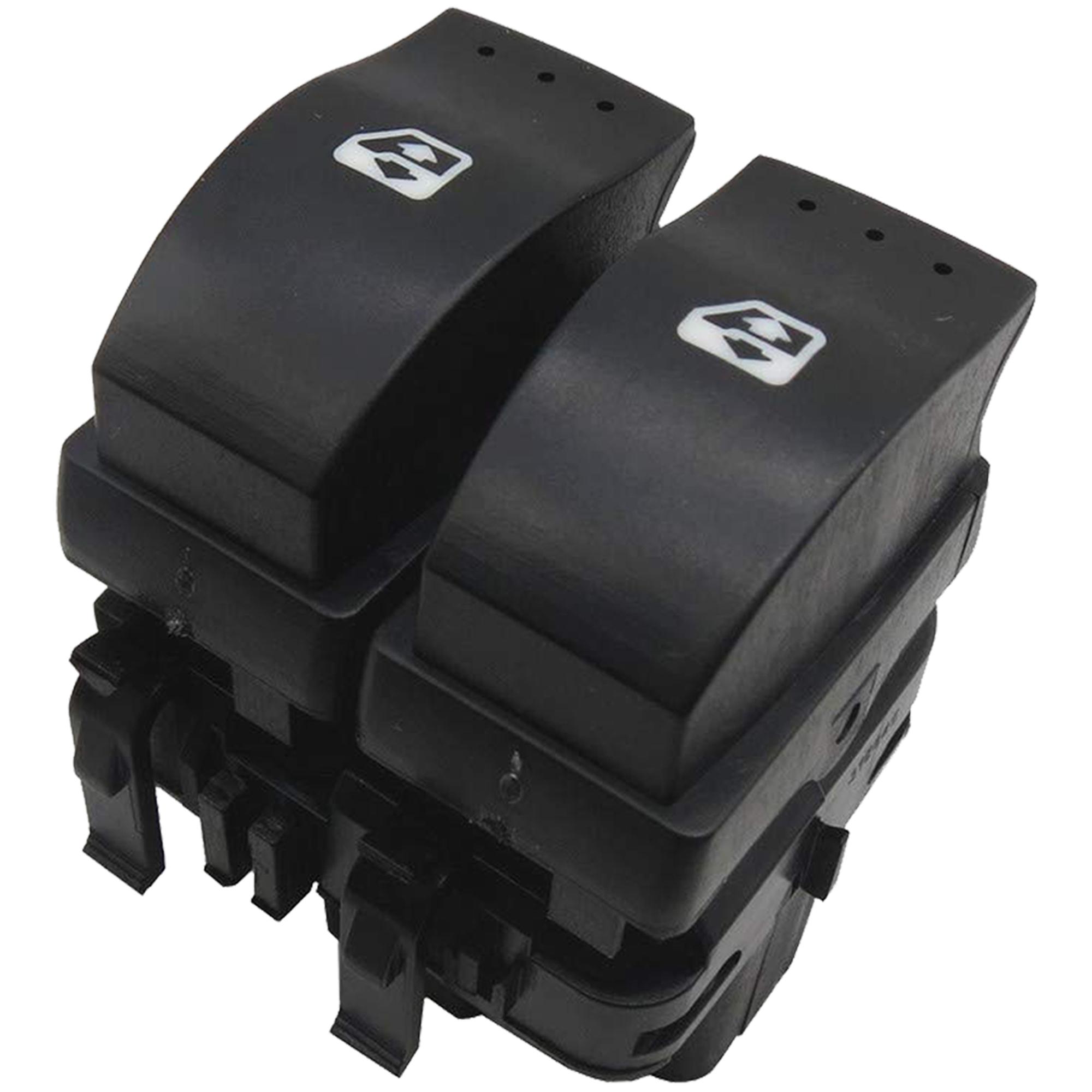 Double bouton leve vitre avant gauche + avant droit pour Trafic Vivaro Primastar PARTSLINE KC00958