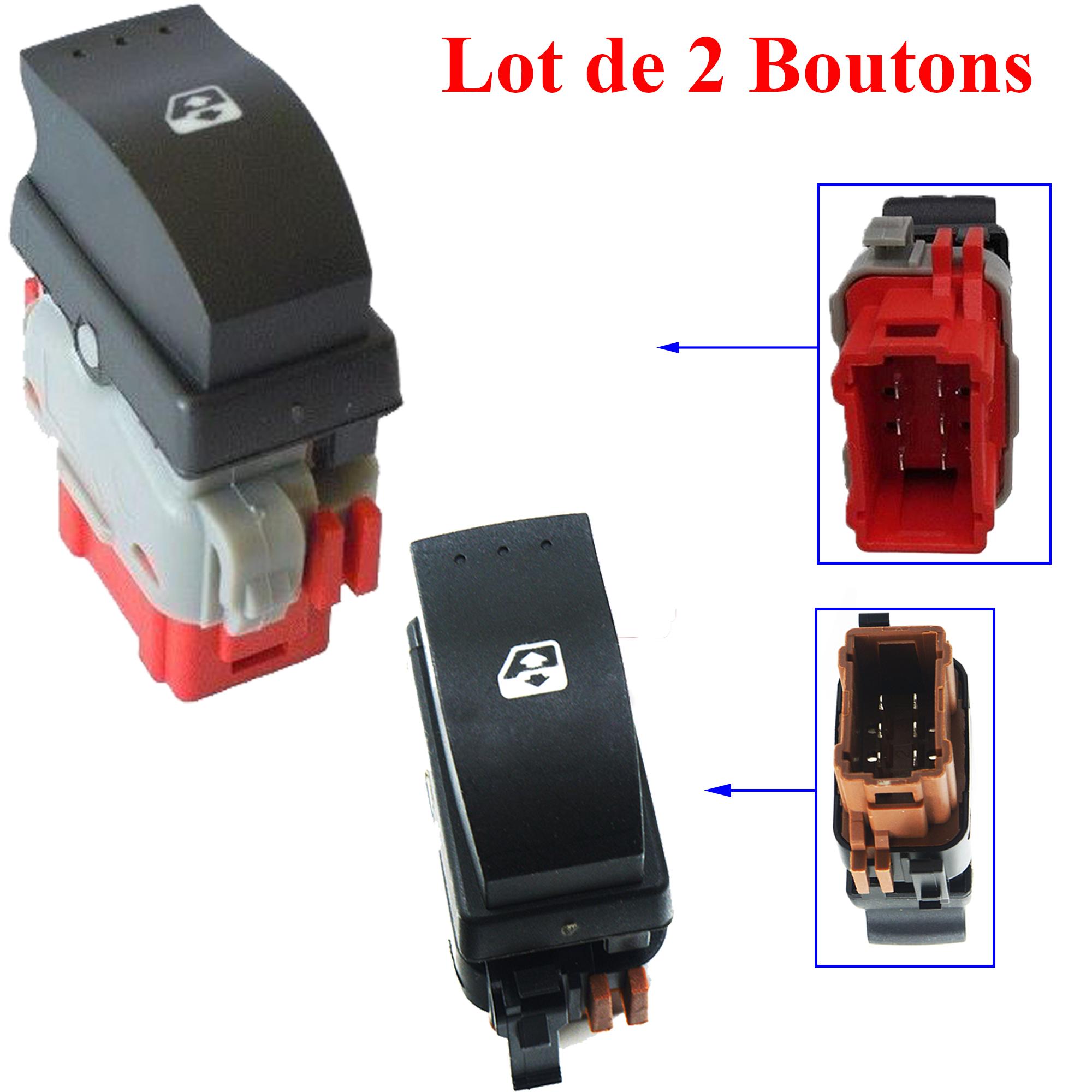Bouton interrupteur lève vitre avant gauche droit pour Master 2 Movano A Interstar PARTSLINE KC00971