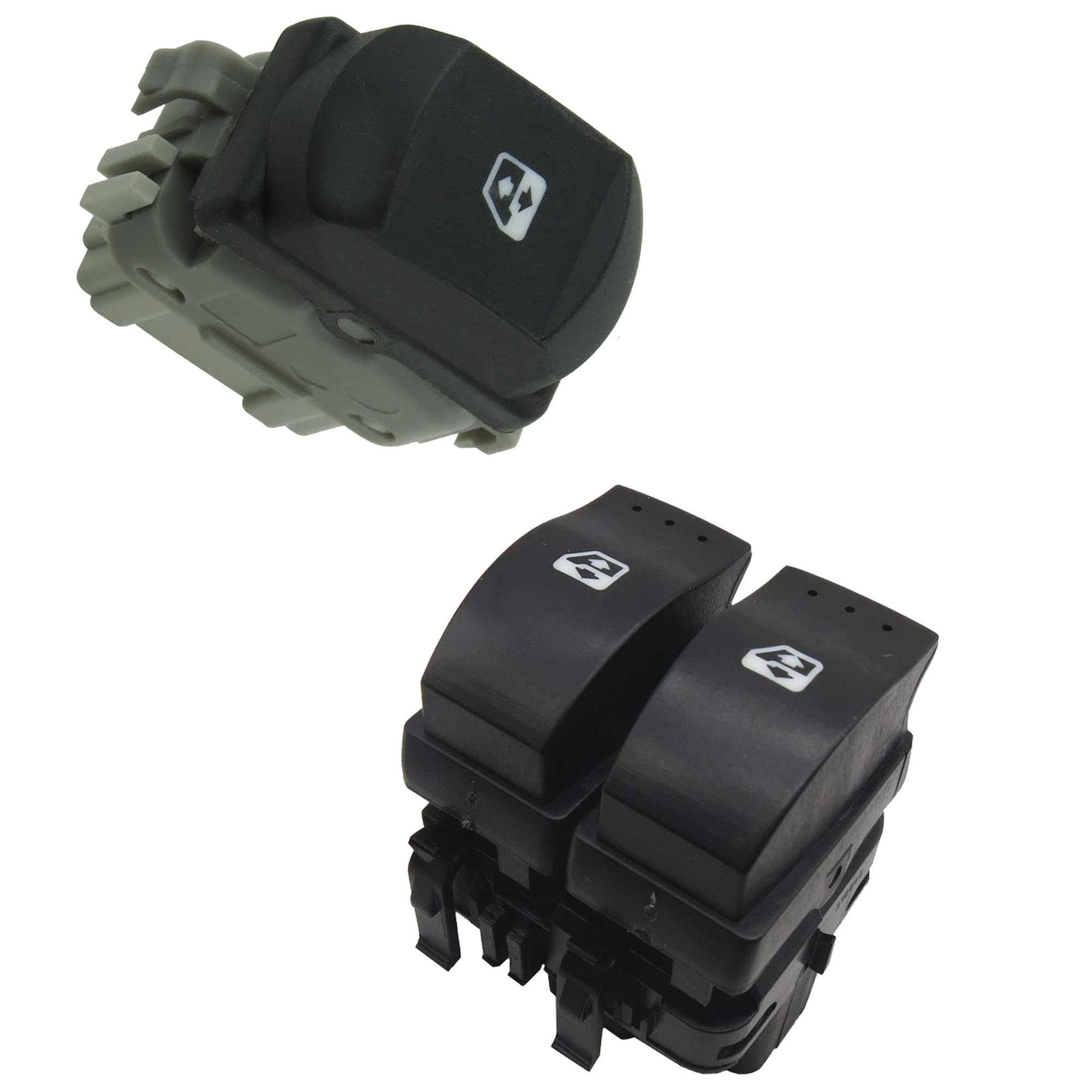 Bouton leve vitre avant droit gauche pour Renault Espace 4 Megane 2 Scenic II PARTSLINE KC00973