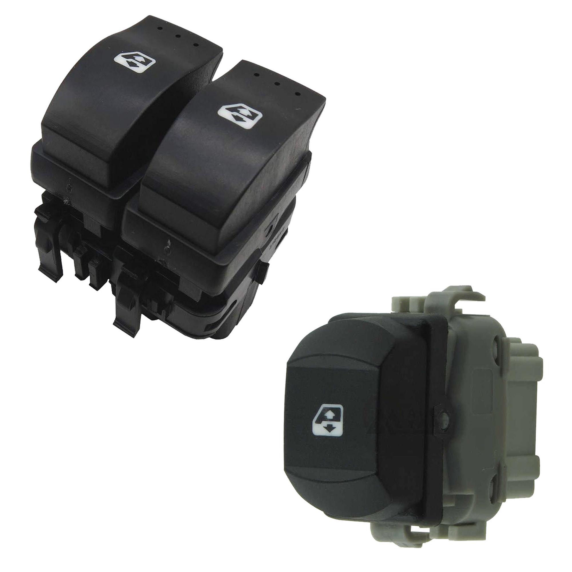 Bouton leve vitre avant droit gauche pour Renault Espace 4 Megane 2 Scenic II PARTSLINE KC00973