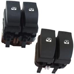 Lot boutons lève vitre platine conducteur pour Espace 4 Megane 2 Laguna II Scenic PARTSLINE KC00976