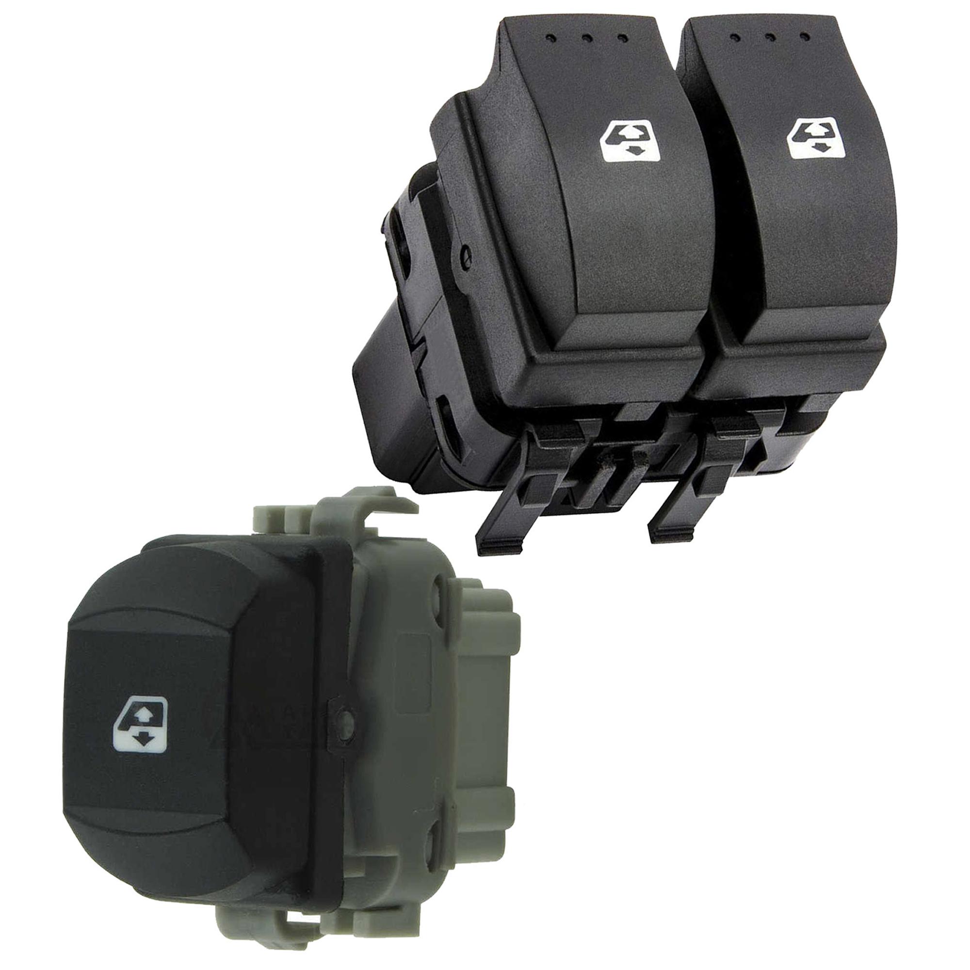 Bouton lève vitre avant gauche et droit pour Megane 2 Scenic II Espace 4 PARTSLINE KC00980