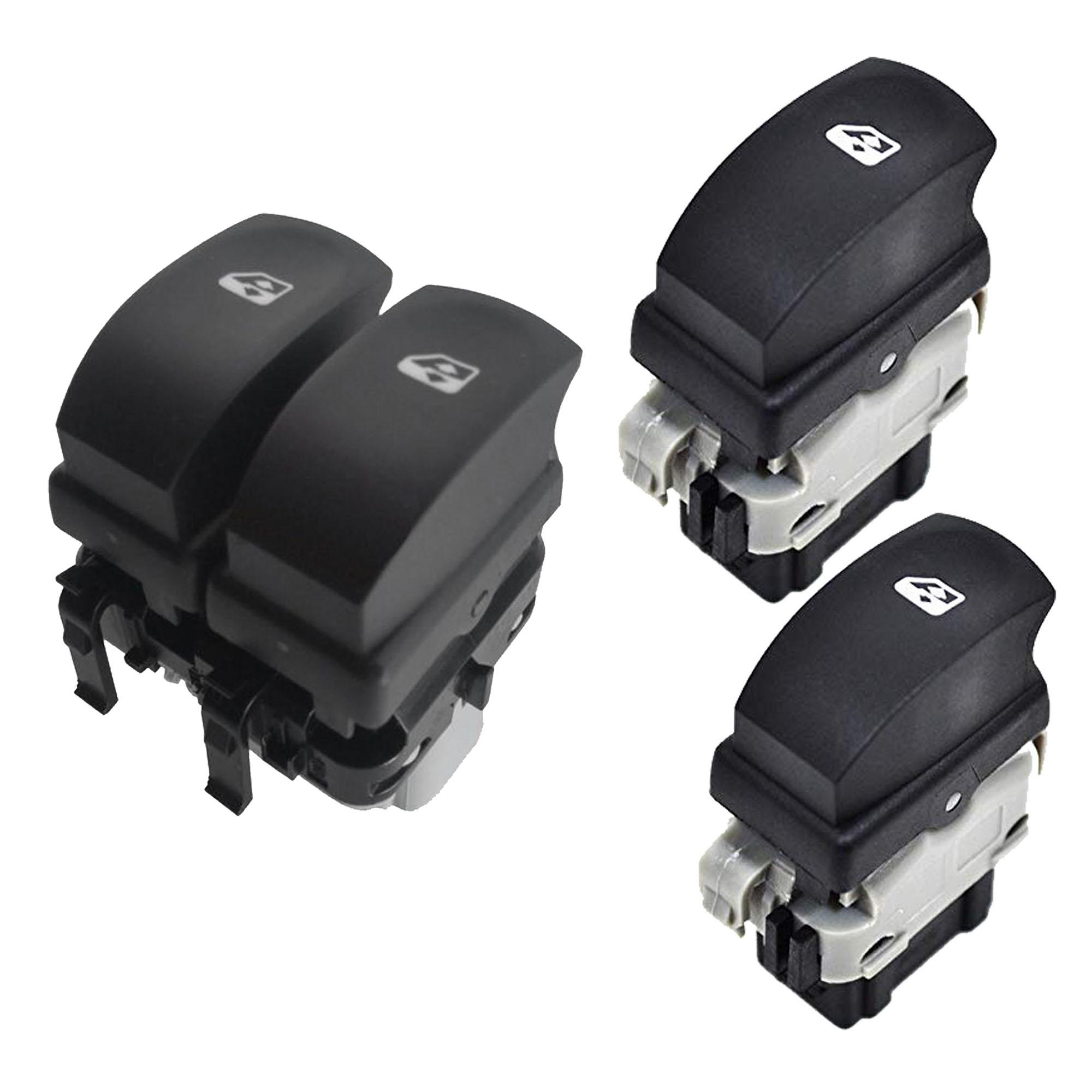Bouton leve vitre avant arriere pour Renault Clio 3 Modus Twingo 2 PARTSLINE KC00985