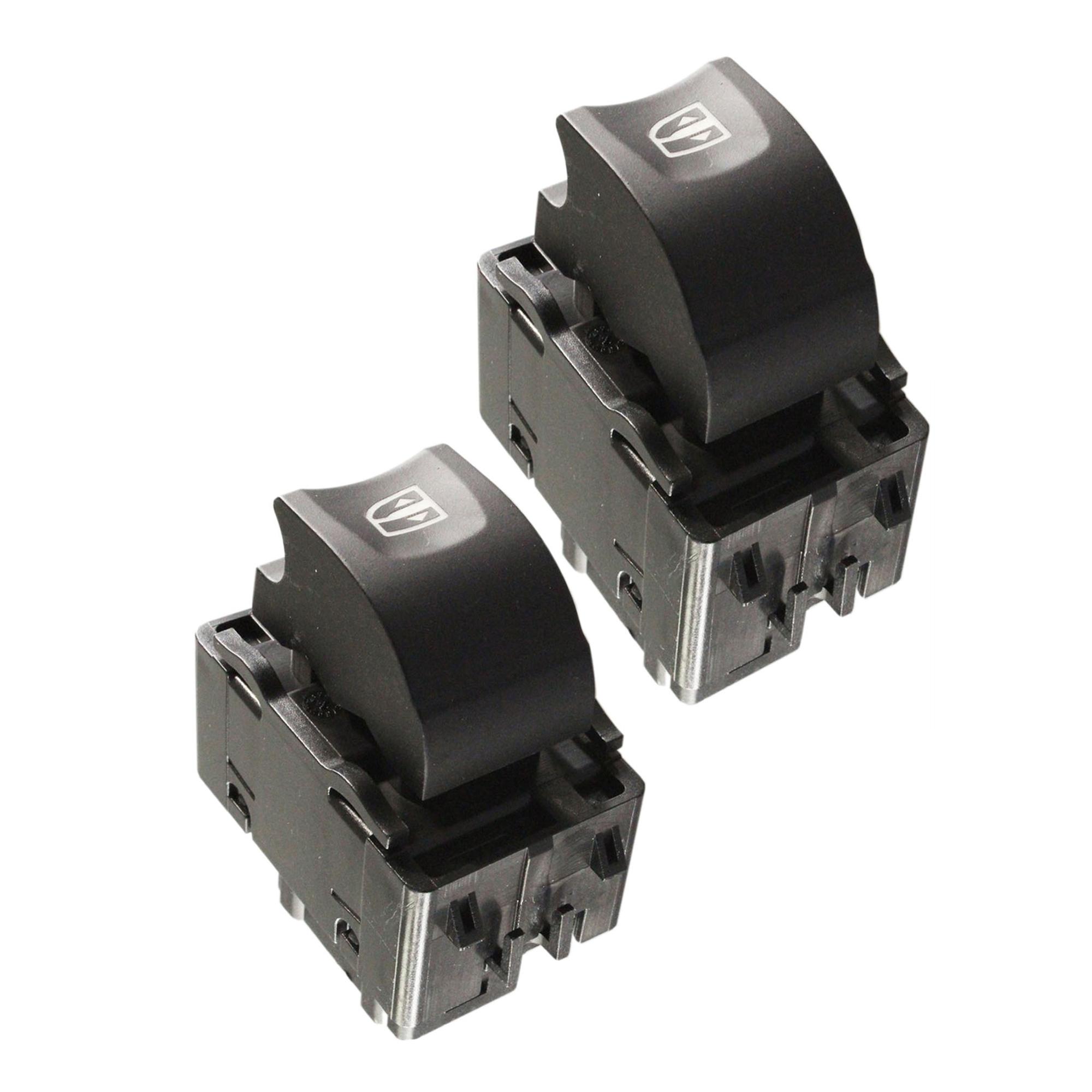 2 Boutons de lève vitre arrière gauche ou droit pour Dacia et Renault depuis 2008 PARTSLINE KC00987