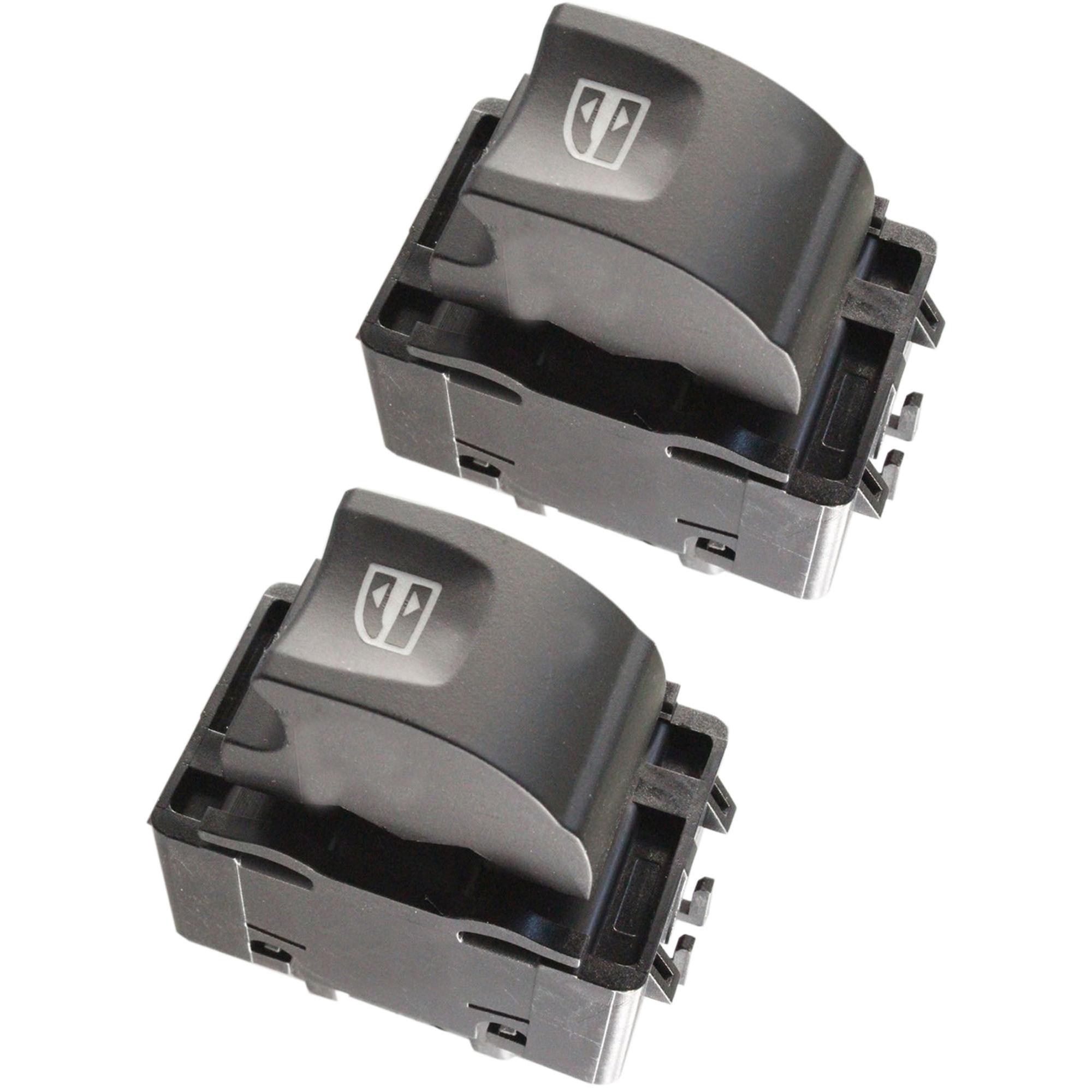 2 Boutons de lève vitre arrière gauche ou droit pour Dacia et Renault depuis 2008 PARTSLINE KC00987
