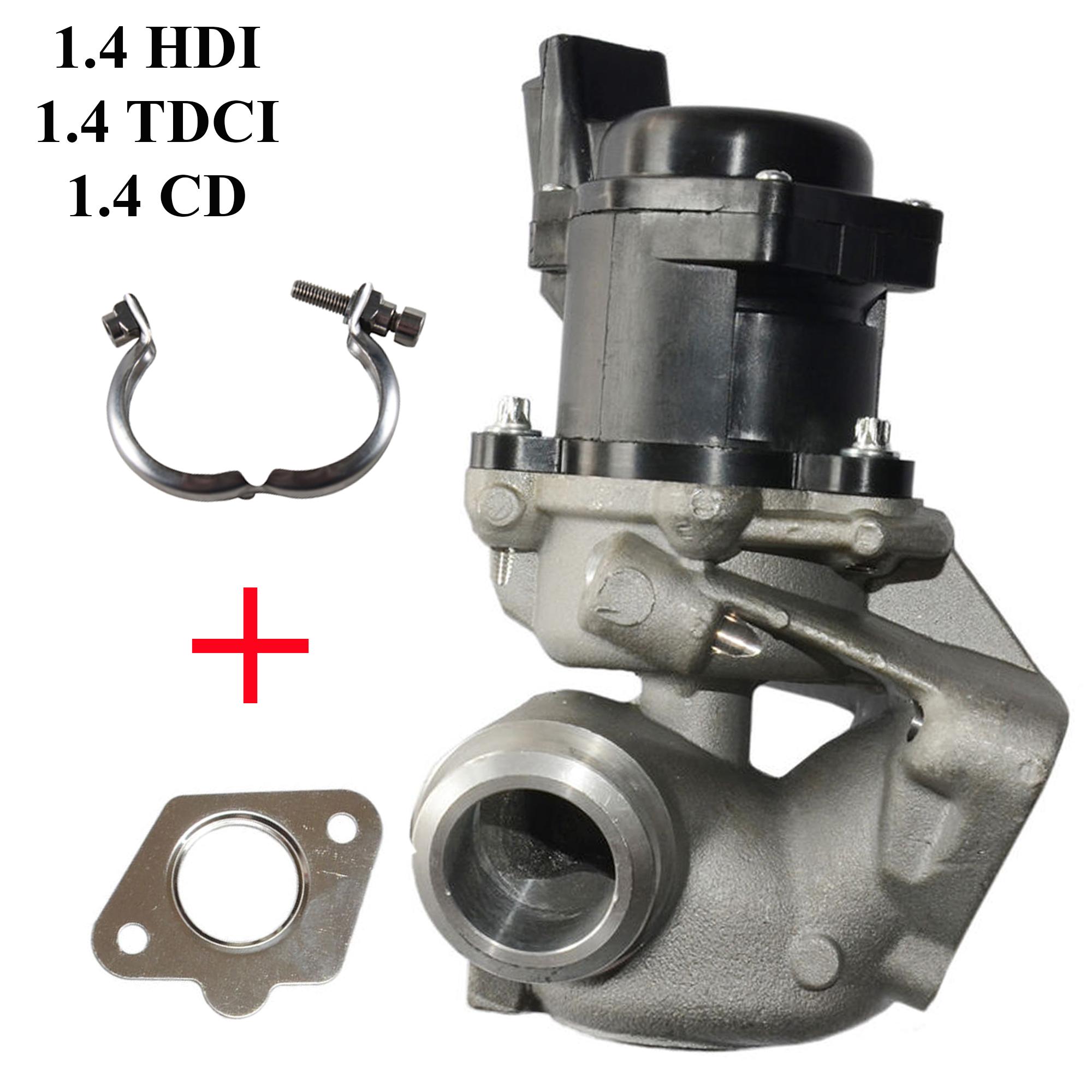 Vanne EGR + Collier pour 207 206 C3 Bipper Nemo 1.4 HDi PARTSLINE KC01013