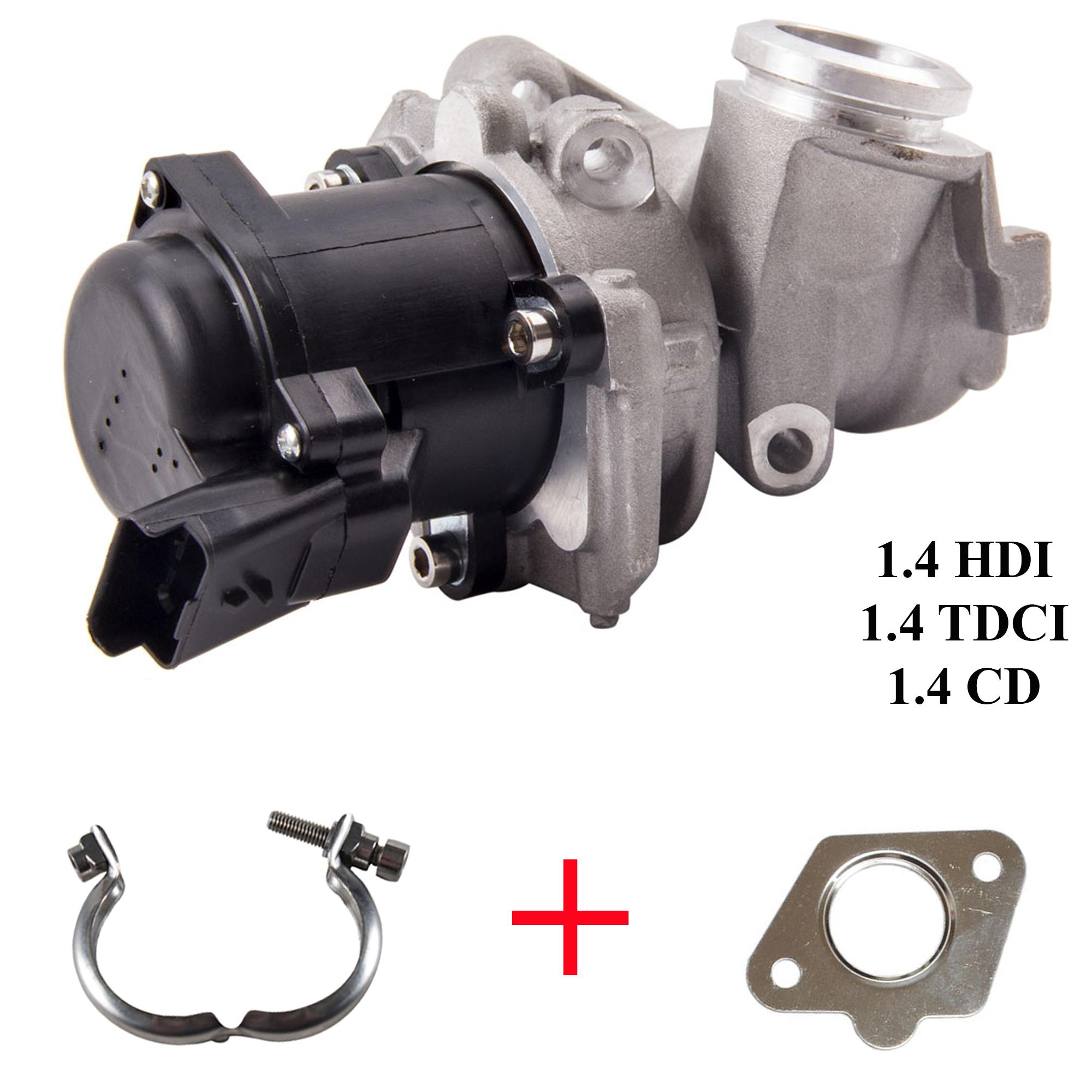 Vanne EGR + Collier pour 207 206 C3 Bipper Nemo 1.4 HDi PARTSLINE KC01013