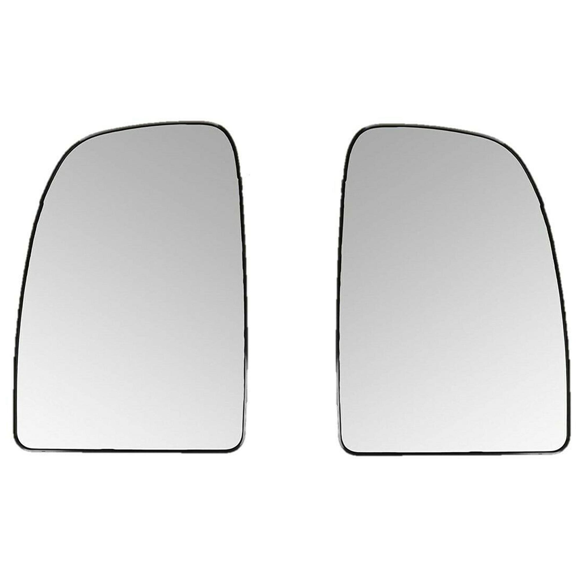 (Lot de 2) Glace de rétroviseur dégivrante supérieure pour Jumper Ducato Boxer 3 PARTSLINE KC01019