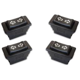 4 boutons leve vitre universels 5 broches PARTSLINE KC01064
