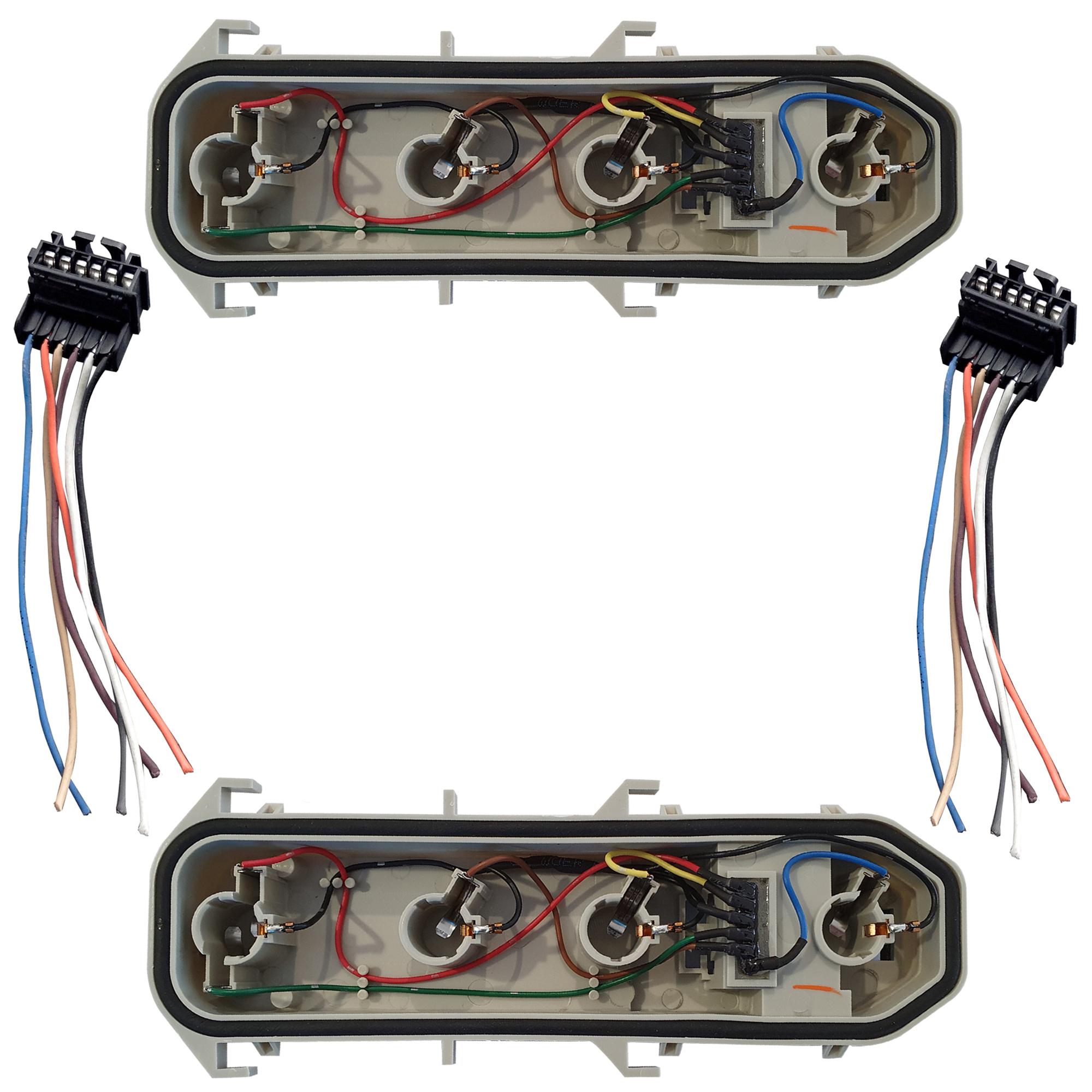 Kit Faisceau + Platine de feu arrière gauche et droite pour Clio 2 Phase 2 PARTSLINE KC01106