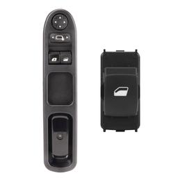 Bouton de lève-vitre avant gauche et droit pour Citroën Fiat Peugeot PARTSLINE KC01116
