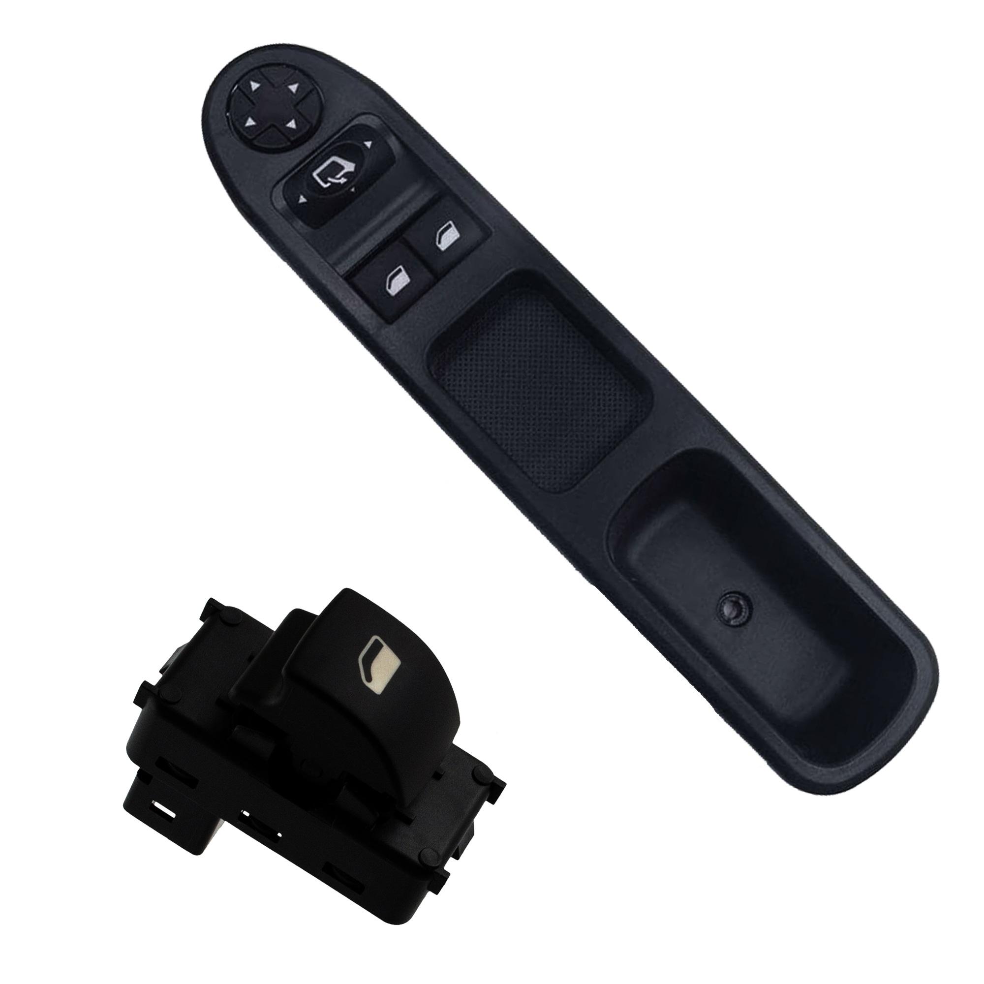 Bouton leve vitre avant gauche ET avant droit (ou arrière) pour Peugeot 207 PARTSLINE KC01117