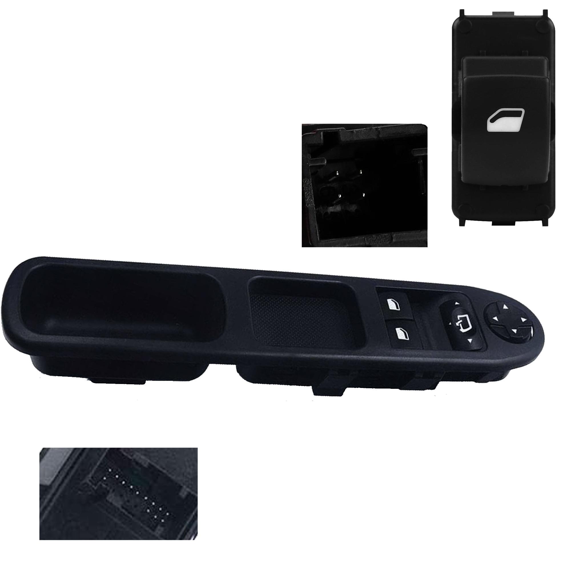 Bouton leve vitre avant gauche ET avant droit (ou arrière) pour Peugeot 207 PARTSLINE KC01117