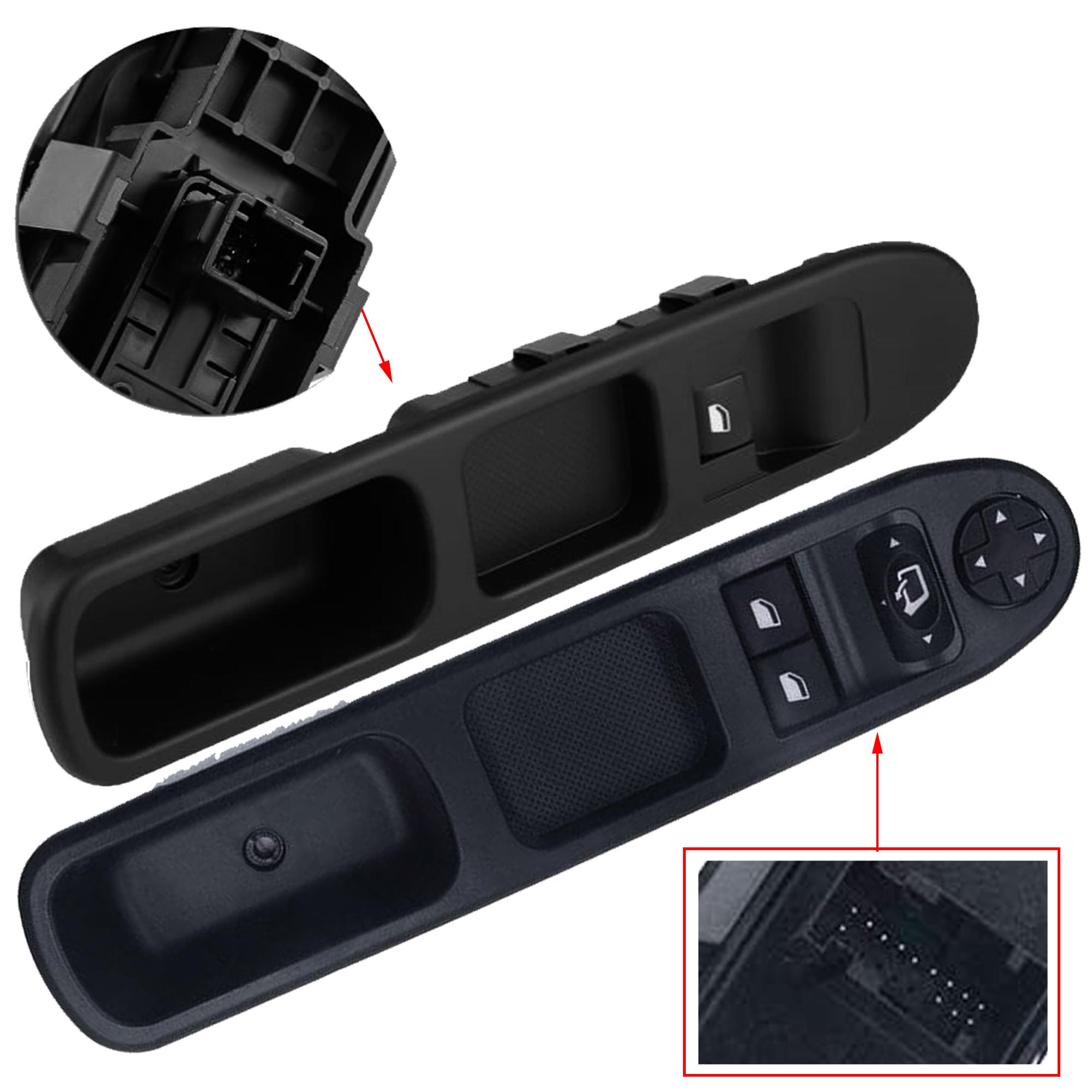 Platine boutons leve vitre avant gauche droite pour Peugeot 207 PARTSLINE KC01119