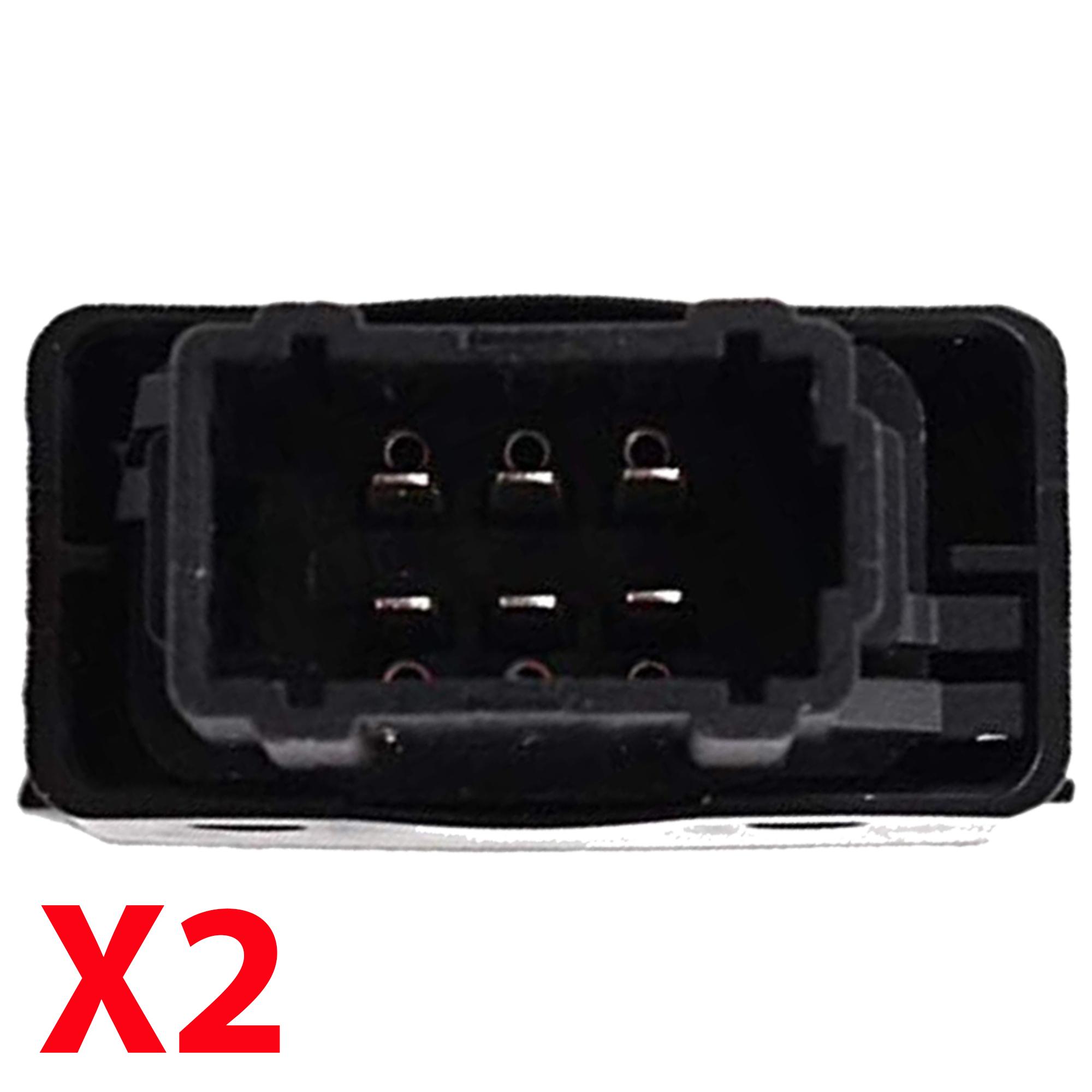 Bouton de lève-vitre avant gauche et droit pour Citroën et Peugeot PARTSLINE KC01122