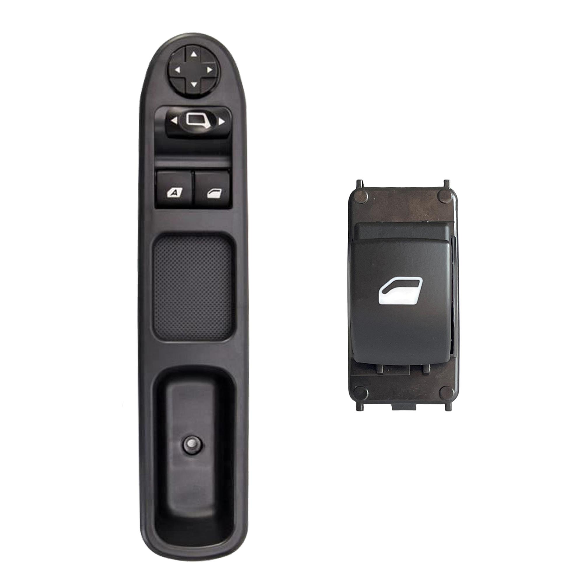 Bouton de lève-vitre avant gauche et droit pour Citroën et Peugeot PARTSLINE KC01123