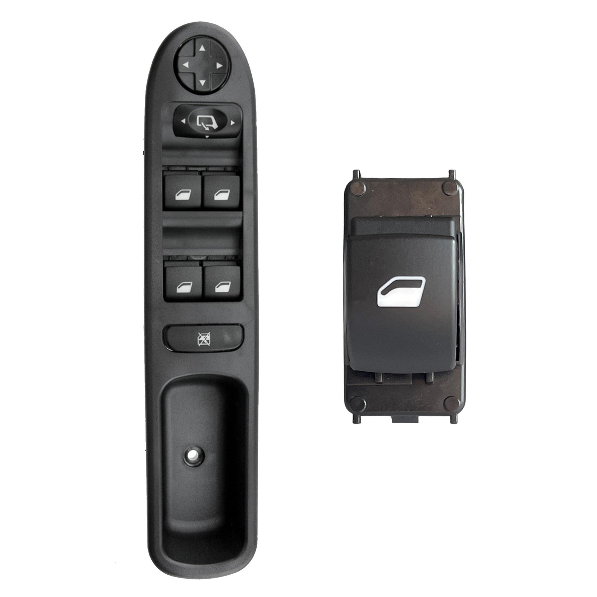 Kit platine avant gauche et bouton leve vitre avant droit pour Peugeot 207 207 SW PARTSLINE KC01124